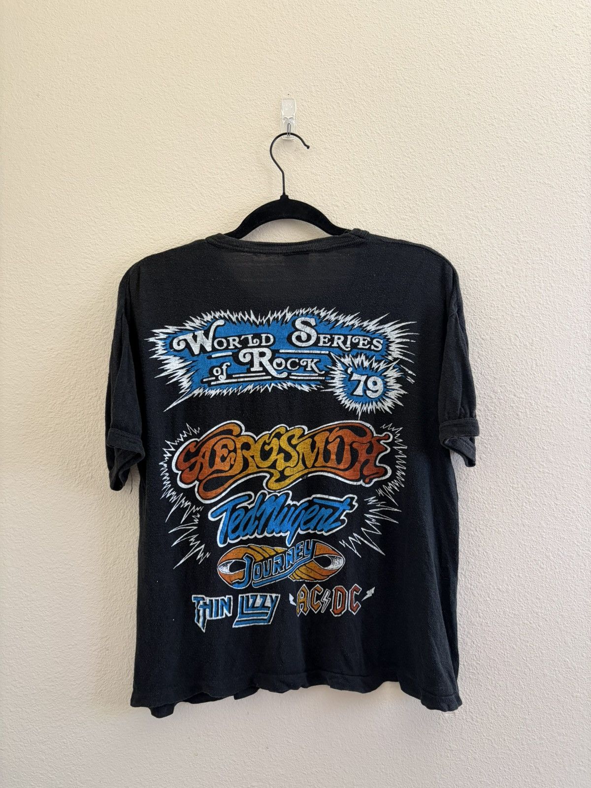 Vintage 1979 WSoR Festival Aerosmith AC/DC Journey True Vintage Tee Size US S / EU 44-46 / 1 - 2 Thumbnail