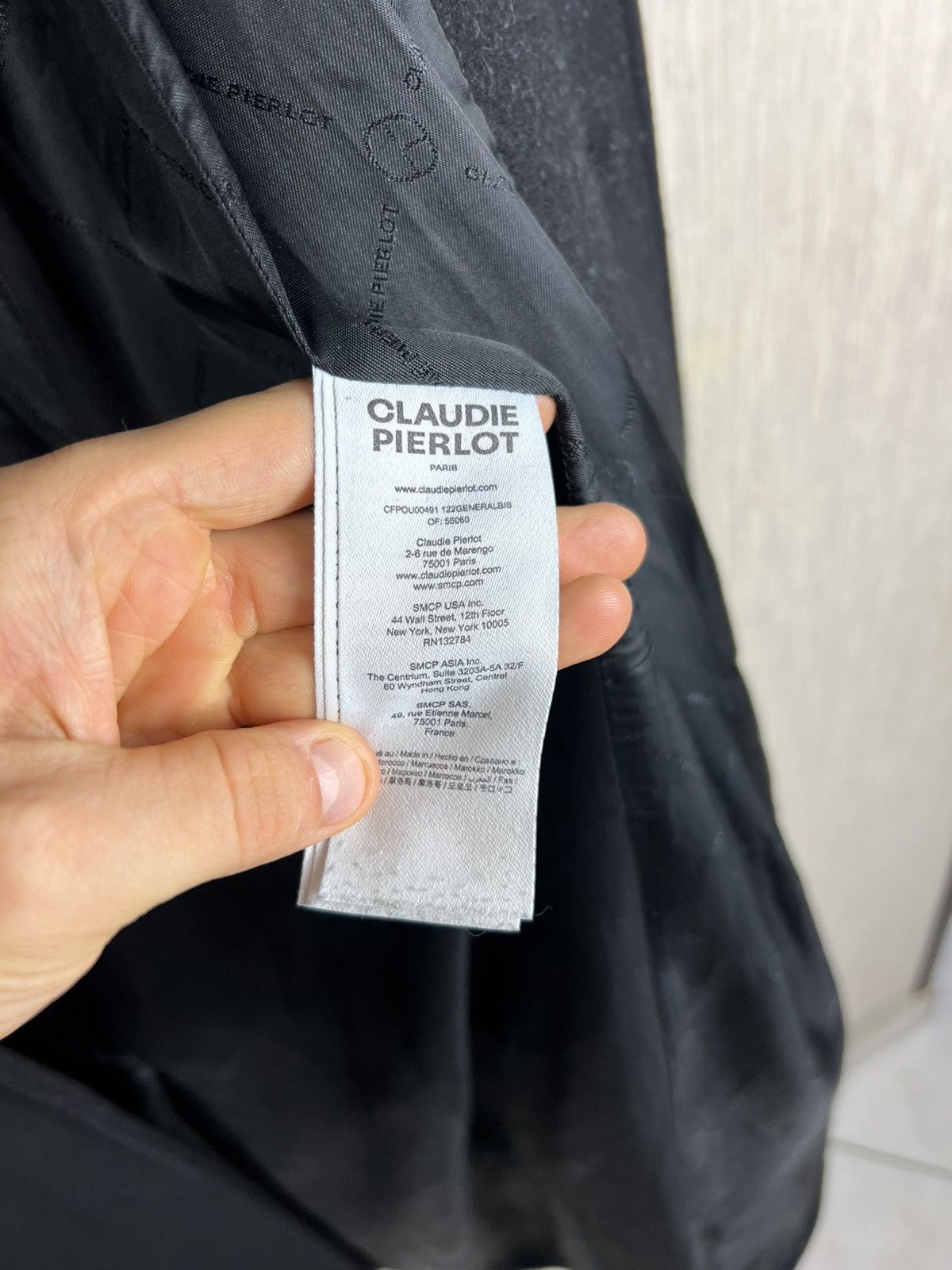 Other Claudie Pierlot Paris long wool coat parka designer jacket Size XS / US 0-2 / IT 36-38 - 18 Thumbnail