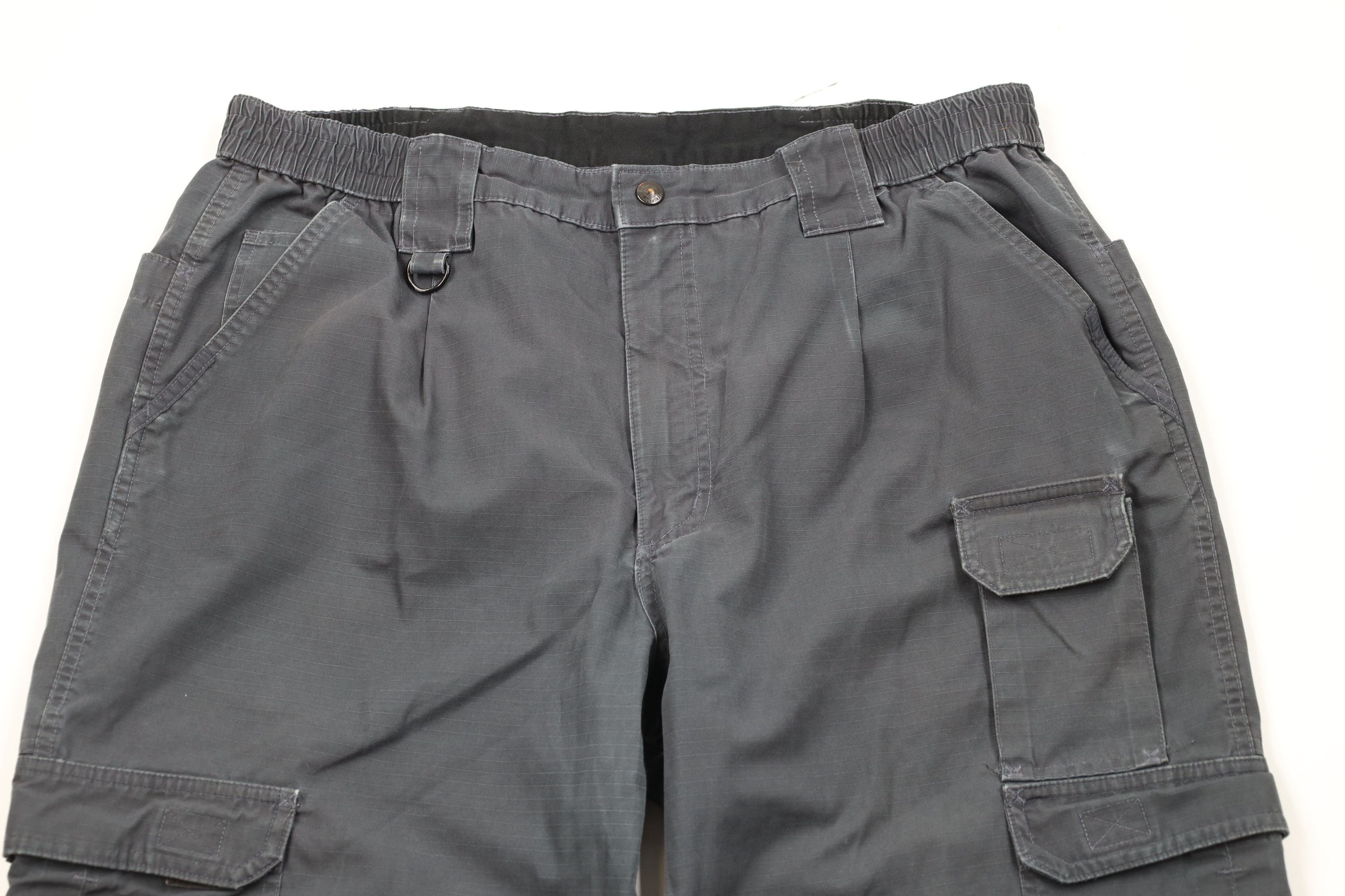 Vintage Vintage Streetwear Tactical Wide Leg Cargo Pants Gray Size US 40 / EU 56 - 2 Thumbnail