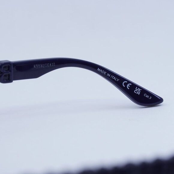 Balenciaga 🕶️ New Balenciaga BB0107S 003 Sunglasses - Navy Blue Frame Size ONE SIZE - 7 Thumbnail