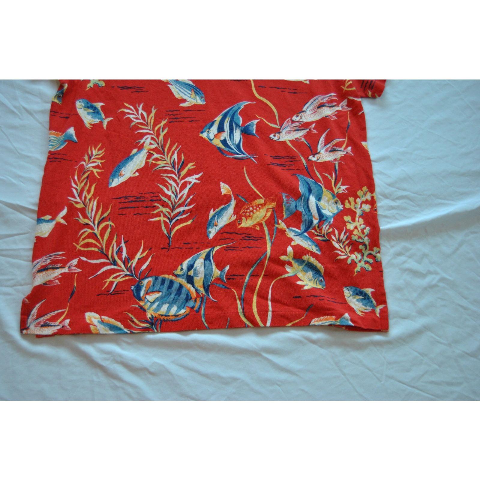 Ralph Lauren Vintage Ralph Lauren XL Hawaiian Tropical Fish Polo Size US XL / EU 56 / 4 - 2 Thumbnail