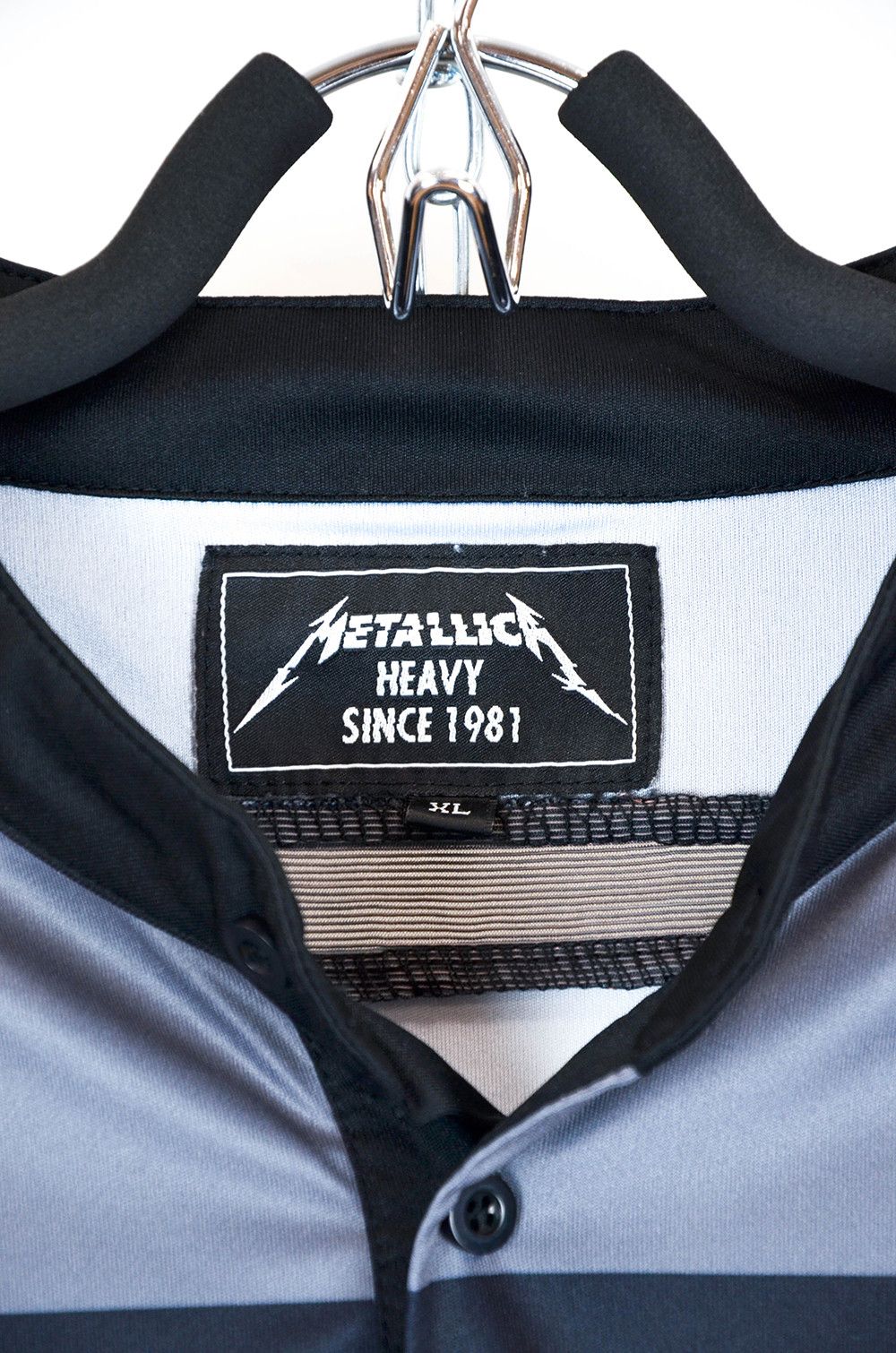 Metallica Metallica Heavy Since 1981 Rugby Striped Shirt – Size XL Size US XL / EU 56 / 4 - 5 Thumbnail