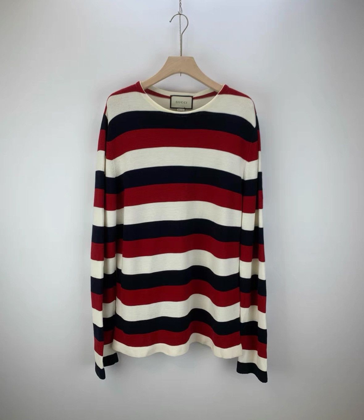 Gucci Gucci Gucci Striped Knit Sweater for Casual Style -2506 Size US XXL / EU 58 / 5 - 1 Thumbnail