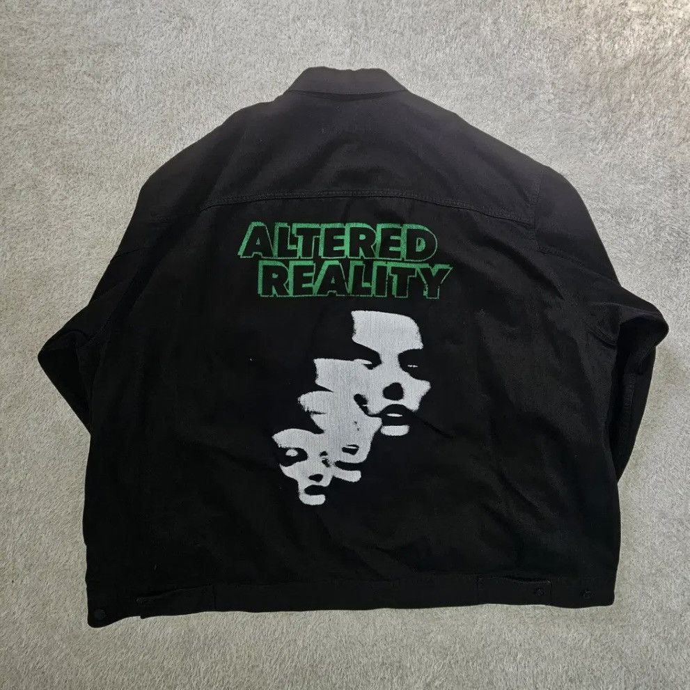 Raf Simons Raf Simons AW22 Altered Reality Black Denim Jacket Size US L / EU 52-54 / 3 - 4 Thumbnail