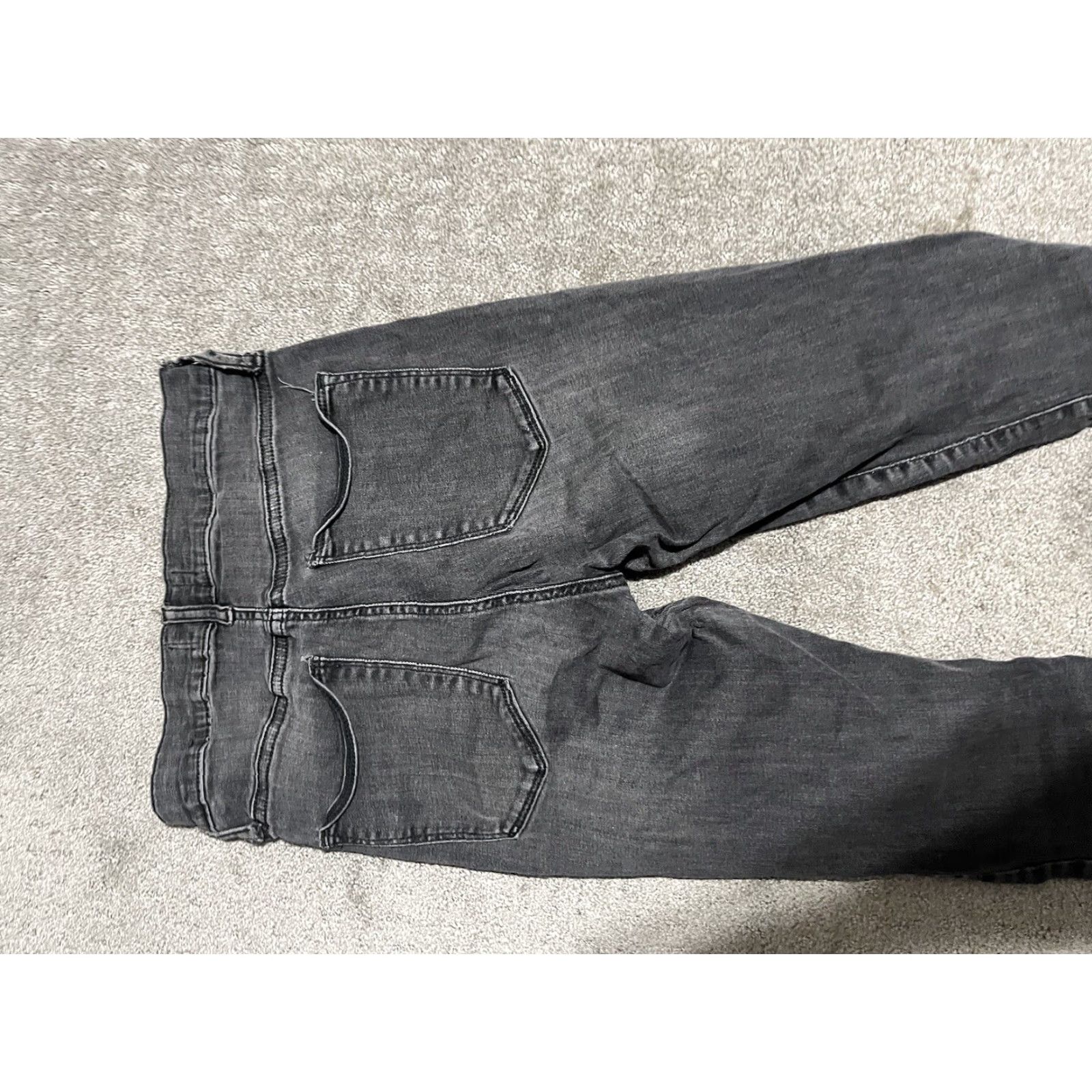 Gap Gap Jeans Legging Denim Womens Size 27 Black Stretch Skinny Jegging - 27 in Waist, Light Wash, Distressed, Gap 1969 Size 27" / US 4 / IT 40 - 4 Thumbnail