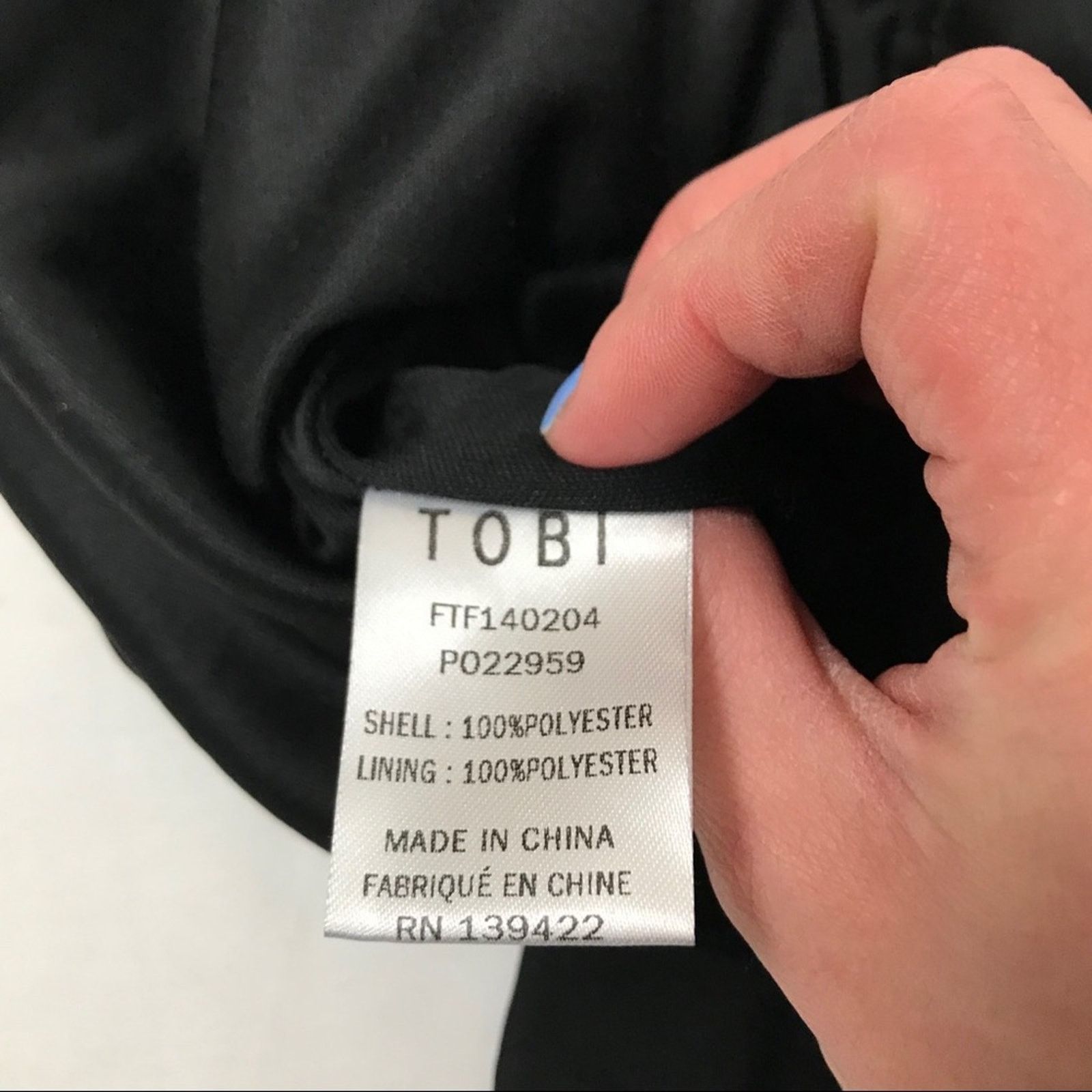 Other Tobi Black Strapless Crop Top Sz S Size S / US 4 / IT 40 - 4 Thumbnail