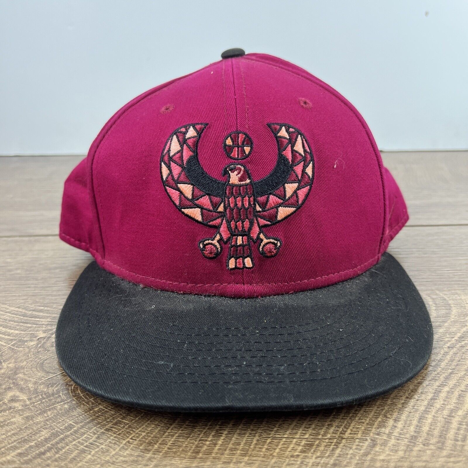 Nike Atlanta Hawks Nike Hat Maroon Snapback Red Adjustable Hat Ad Size ONE SIZE - 5 Thumbnail