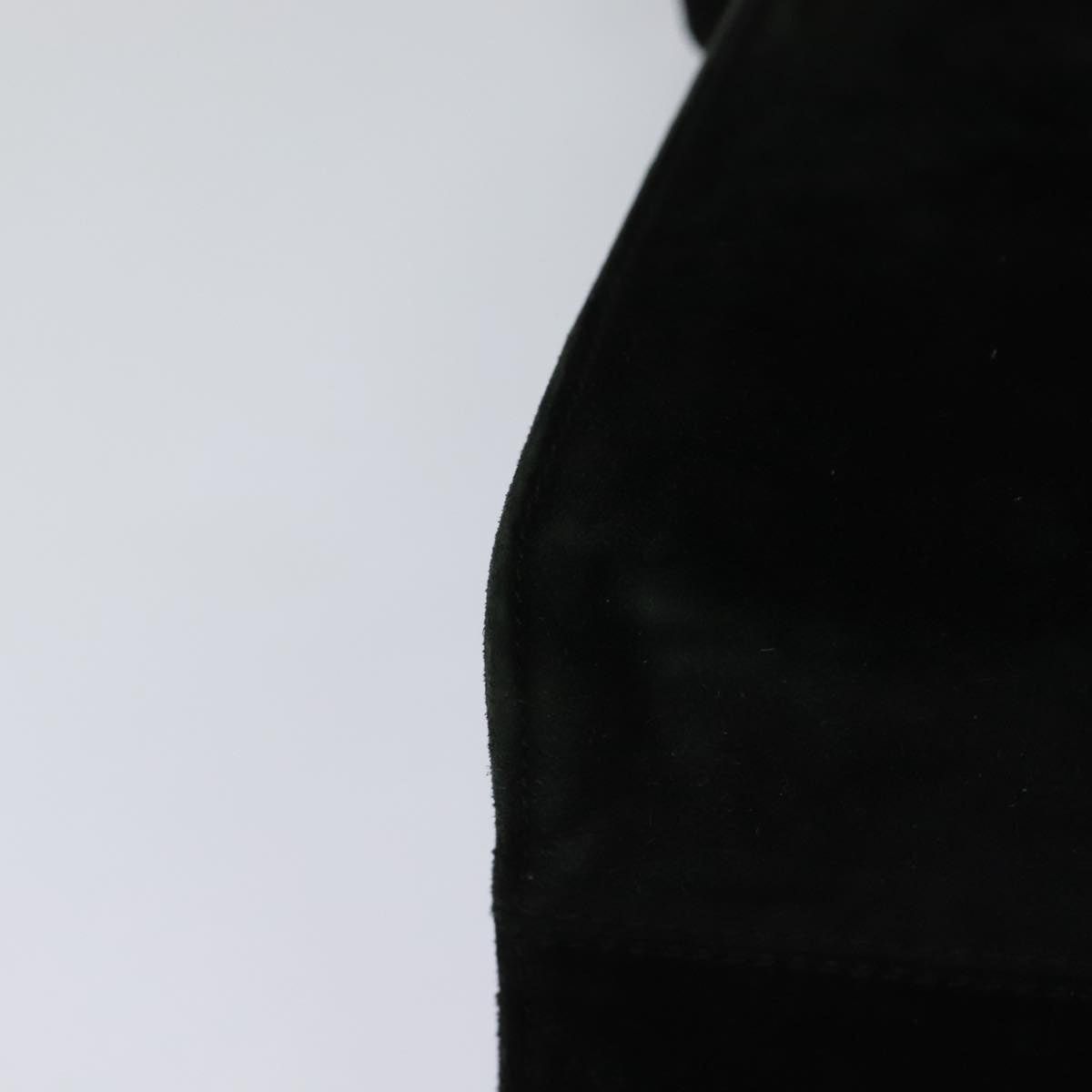 Salvatore Ferragamo Salvatore Ferragamo Vala Shoulder Bag Suede Black Gold Size ONE SIZE - 15 Thumbnail