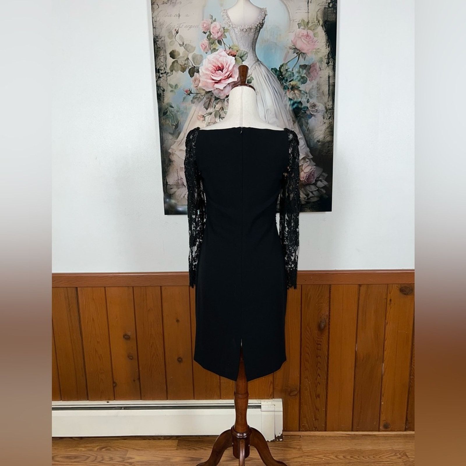 Badgley Mischka Elegant Badgley Mischka Little Black Dress! Size S / US 4 / IT 40 - 6 Thumbnail