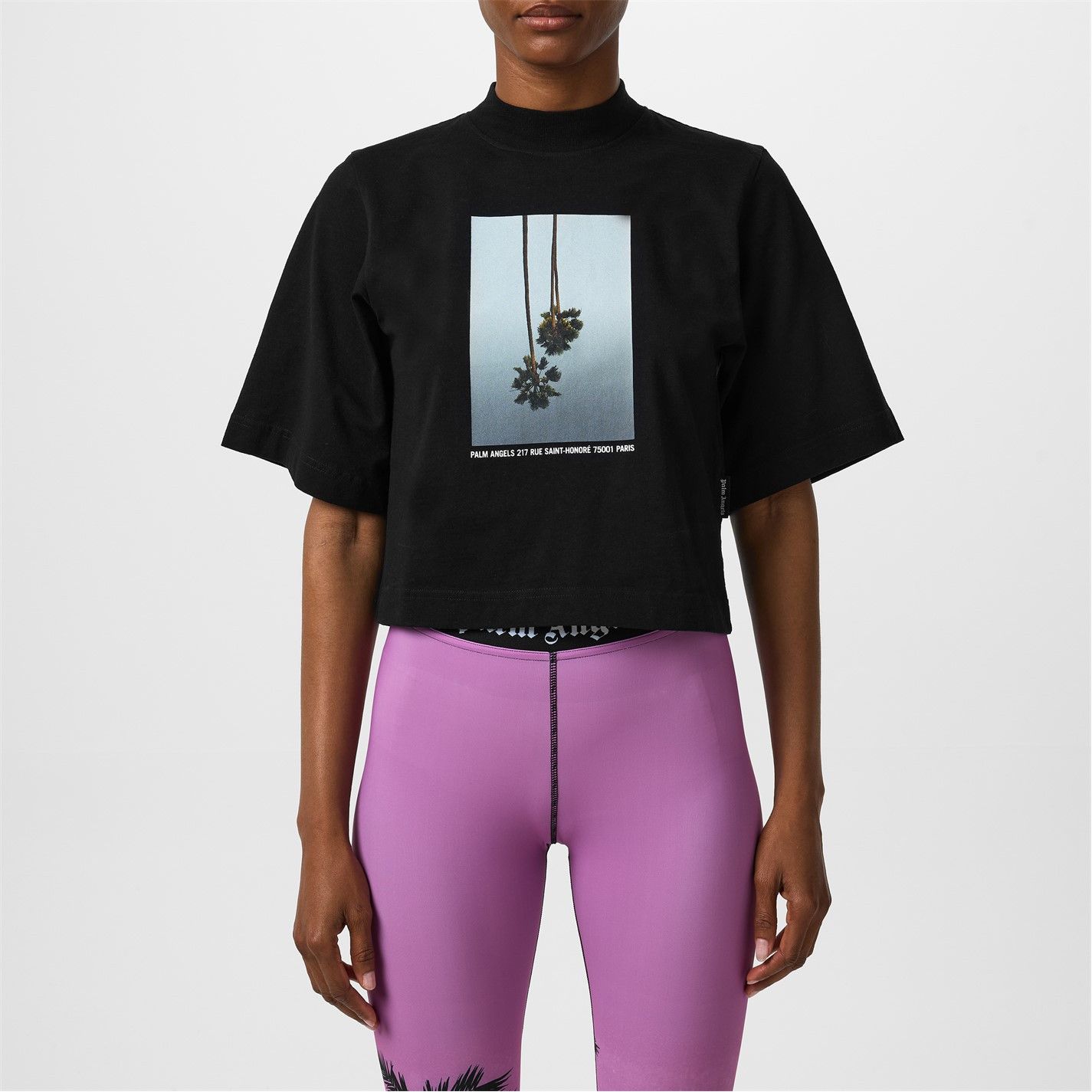 Palm Angels o1g2r1mq0325 Mirage T-Shirt in Black Size M / US 6-8 / IT 42-44 - 3 Thumbnail