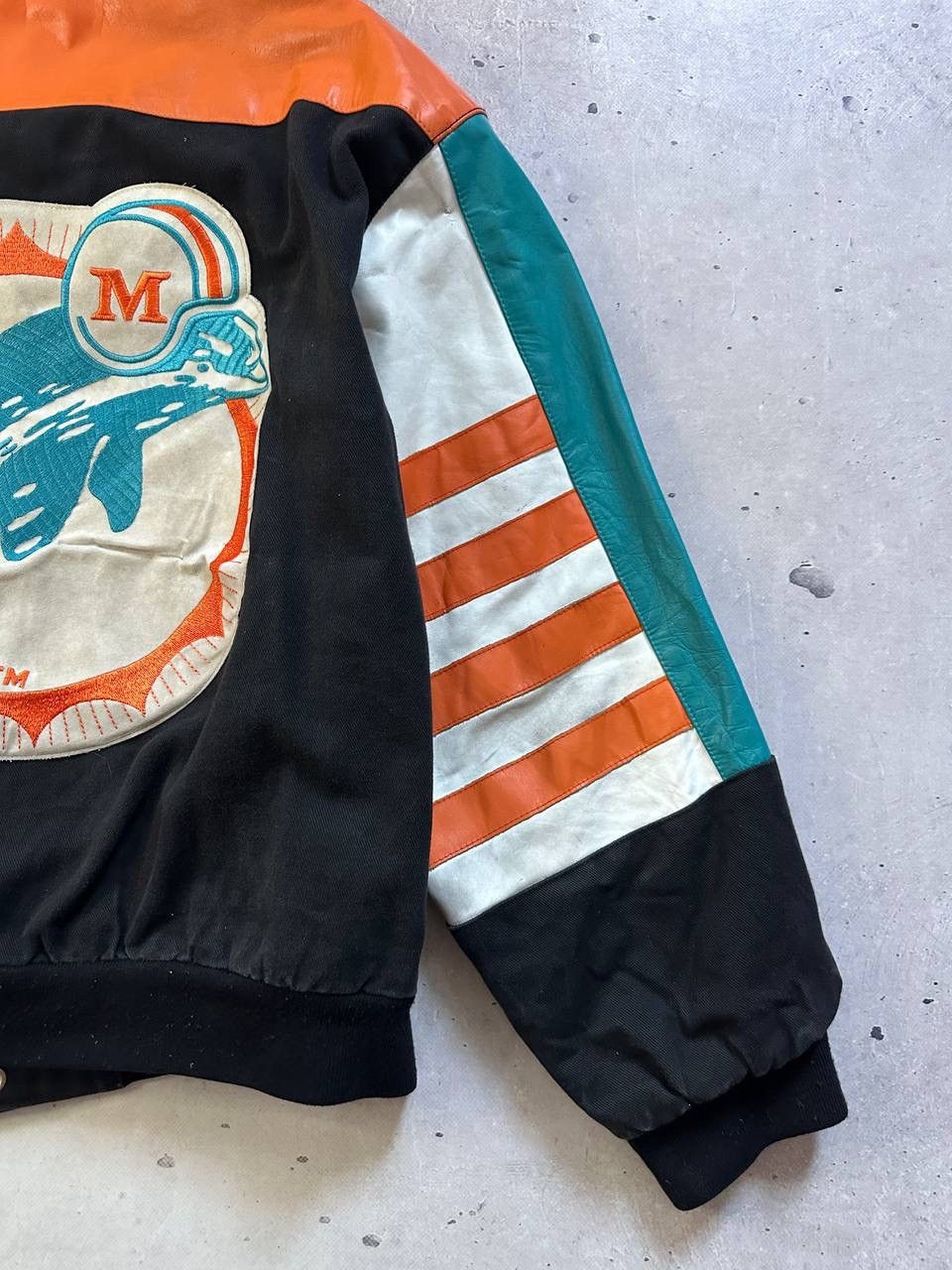 NFL Vintage Miami Dolphins NFL Leather Varsity Jacket XL USA Size US XL / EU 56 / 4 - 3 Thumbnail