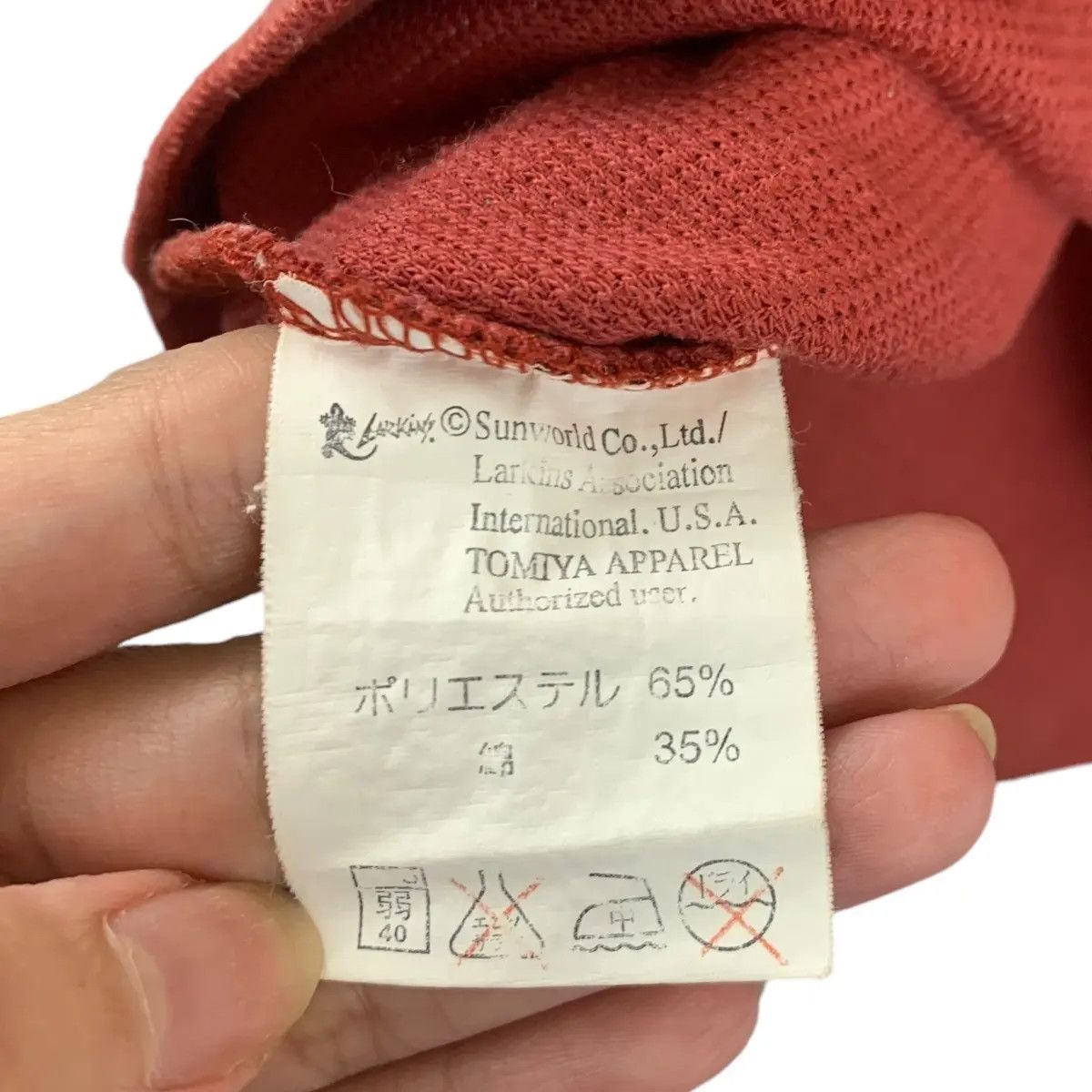 Vintage Vintage LARKINS USA OUTDOOR Tee Shirt Top Embossed Logo Size US M / EU 48-50 / 2 - 5 Thumbnail