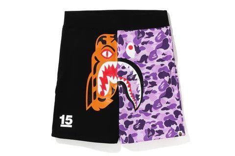 Bape tiger hot sale shark shorts