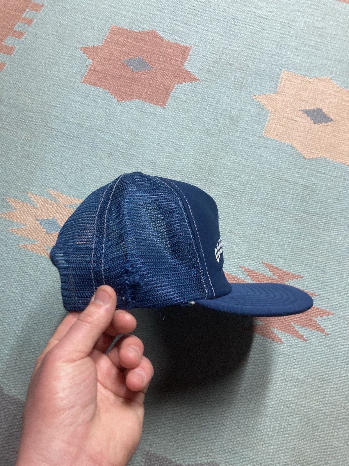 Vintage Vtg 80s trucker hat Oddfellows SnapBack adjustable Freemason Size ONE SIZE - 7 Thumbnail