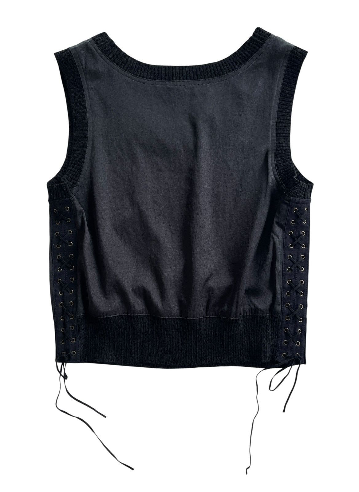 Sonia Rykiel Sonia Rykiel Drawstring Tank Top Size XS / US 0-2 / IT 36-38 - 2 Thumbnail