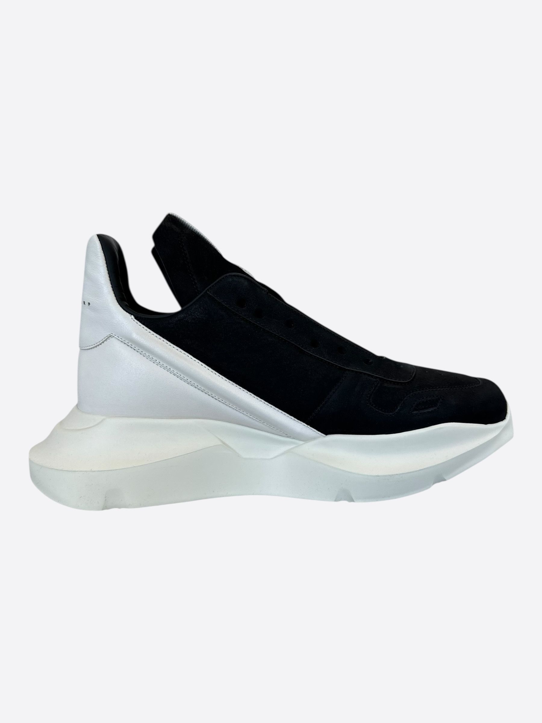 Rick Owens RICK OWENS LEATHER MILK GETH RUNNERS Sz 43 | Grailed
