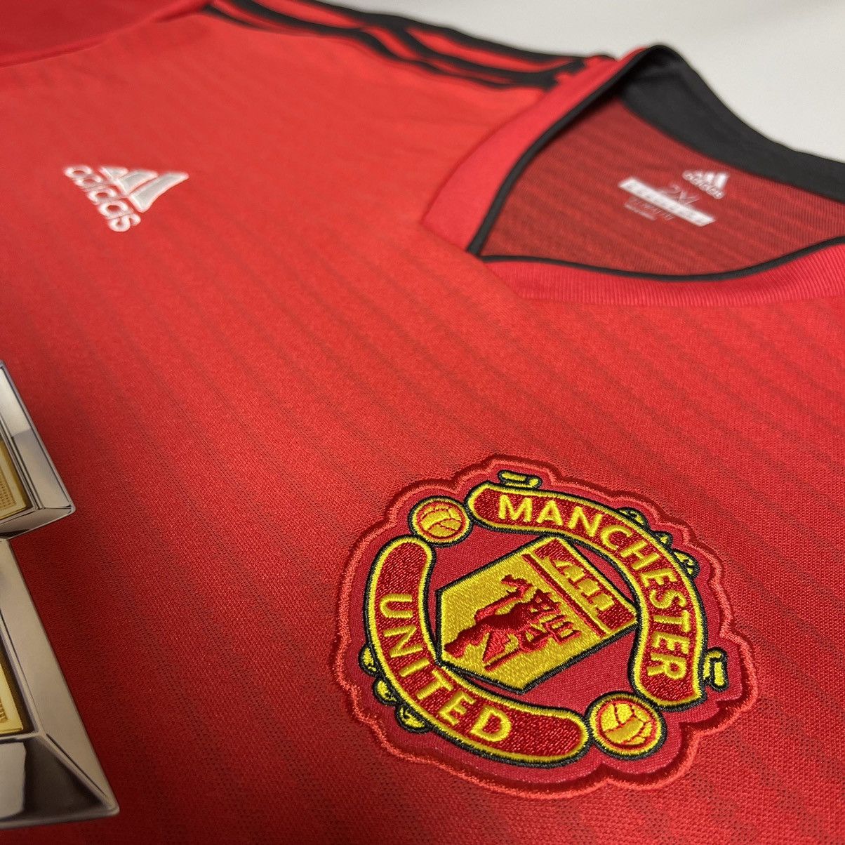 Adidas × Vintage MANCHESTER UNITED ADIDAS 2018/2019 SOCCER JERSEY #7 BECKHAM Size US XXL / EU 58 / 5 - 5 Thumbnail