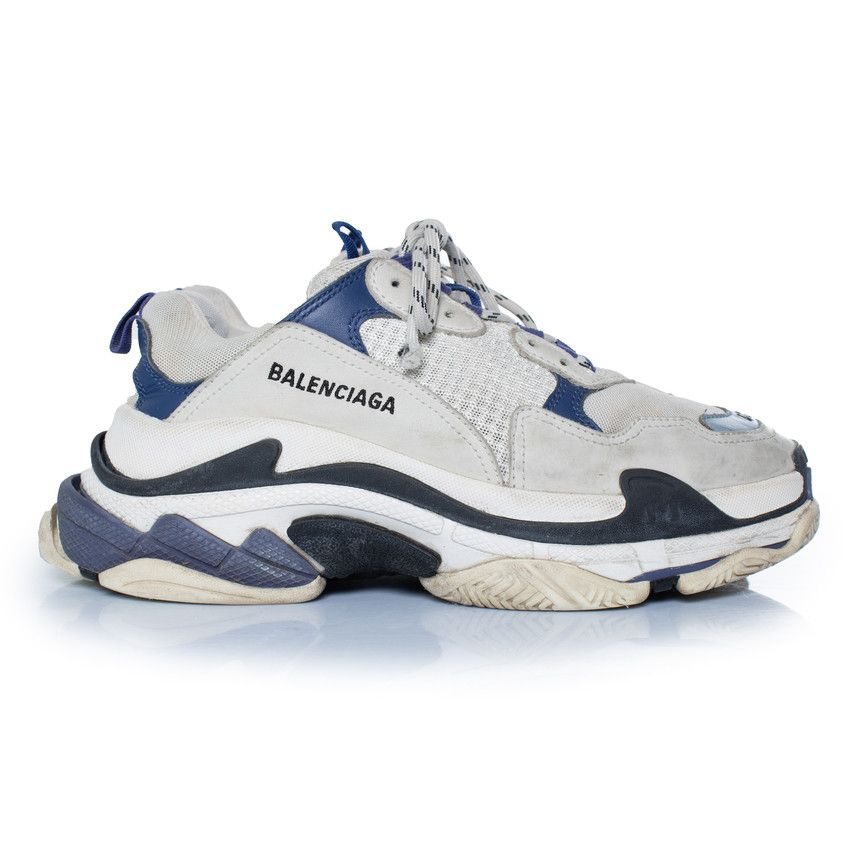 Balenciaga Balenciaga, Triple s trainers in grey and blue Size US 10 / IT 40 - 6 Thumbnail