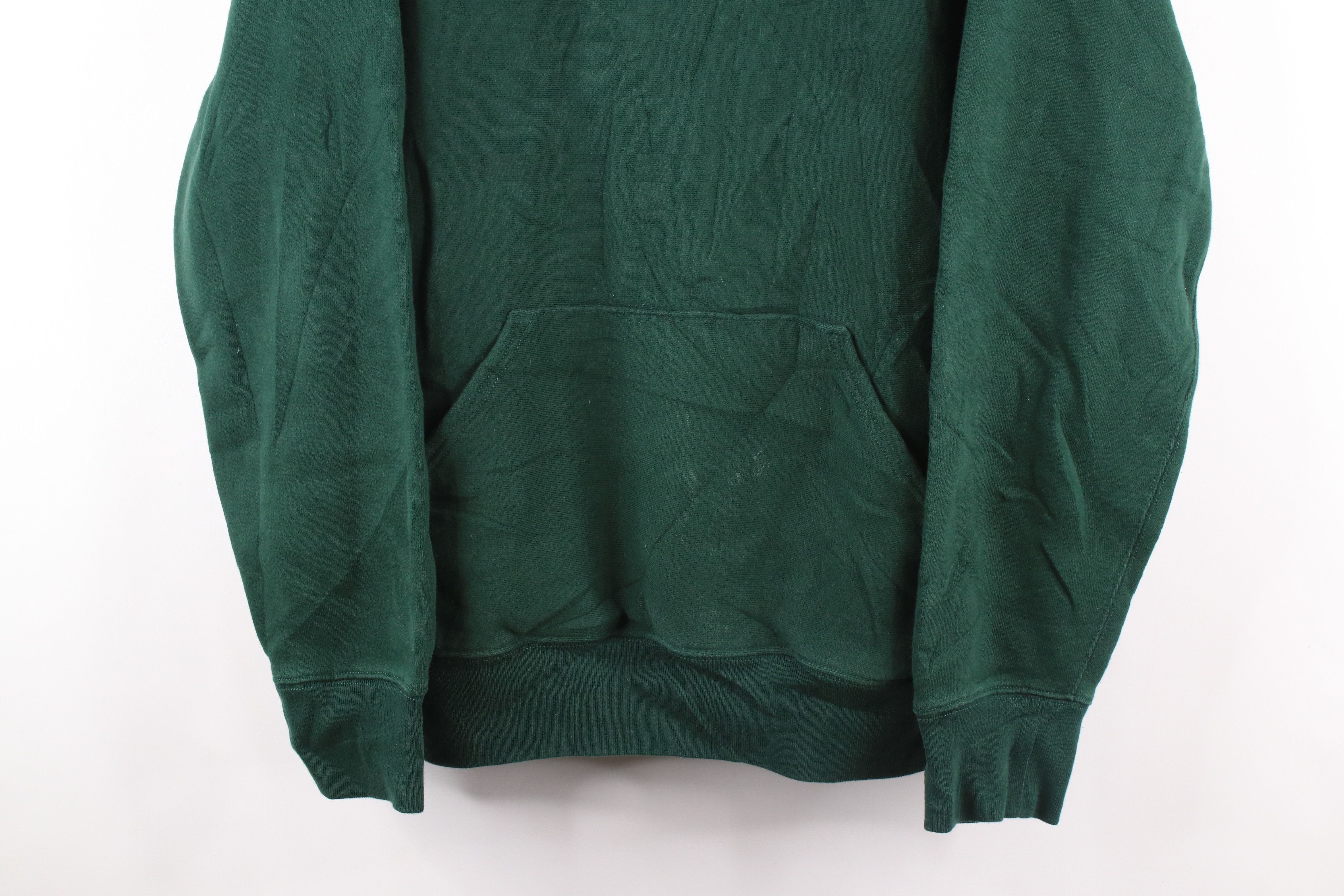 J.Crew × Vintage J Crew Sportswear Blank Heavyweight Hoodie Sweatshirt Size US L / EU 52-54 / 3 - 3 Thumbnail