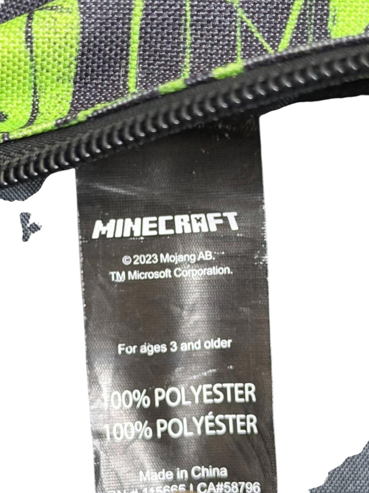 Other Minecraft Creeper Backpack – Black/Green – 2023 Size ONE SIZE - 3 Thumbnail