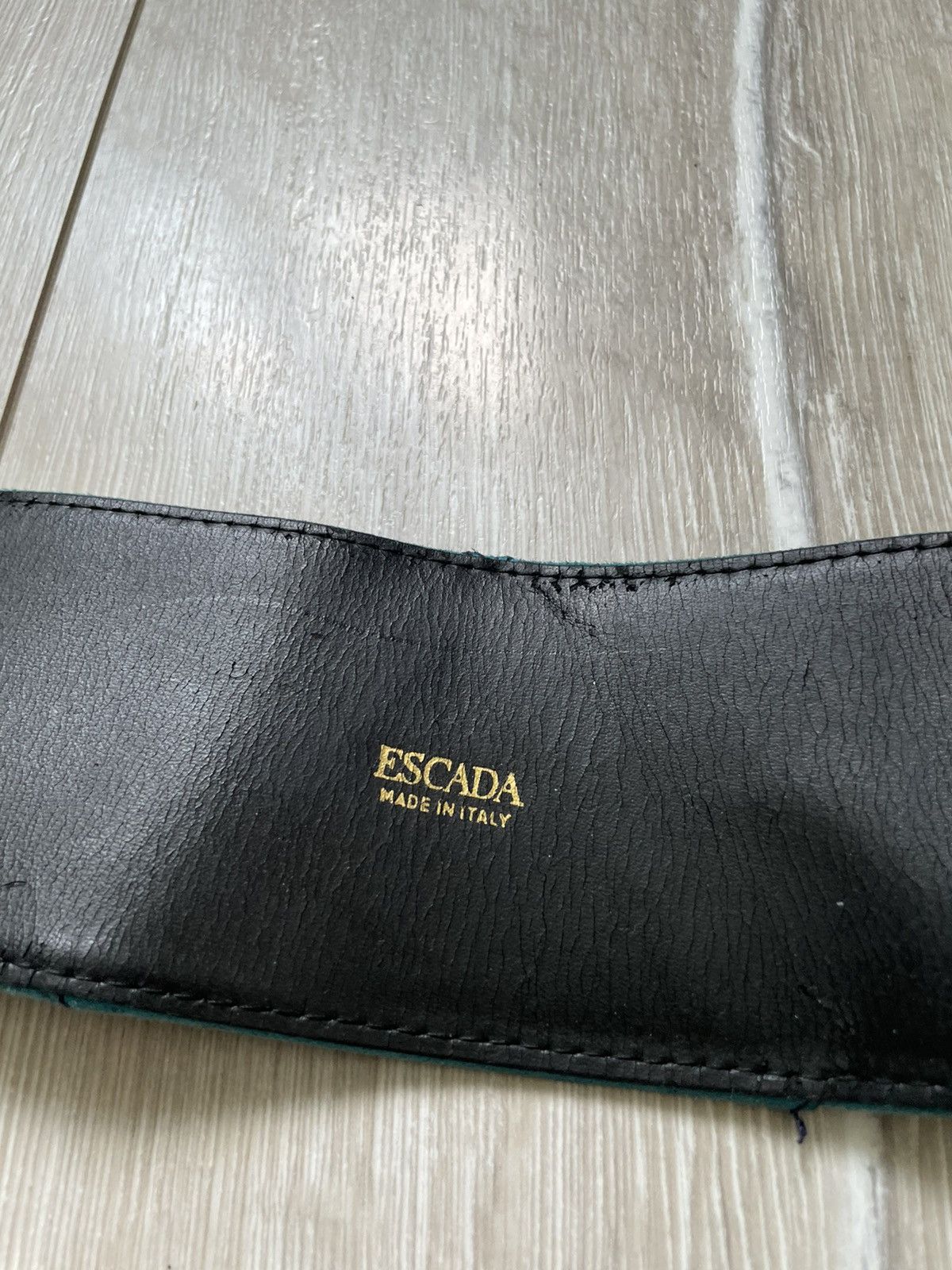 Escada × Vintage ESCADA vintage belt Womens Leather Size ONE SIZE - 8 Thumbnail