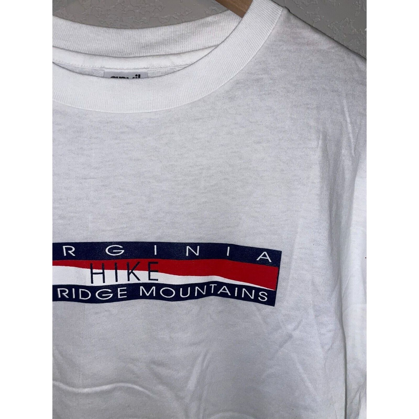 Anvil Vintage Virginia Long Sleeve Shirt Hike Anvil Tee 90s L Size US L / EU 52-54 / 3 - 3 Thumbnail