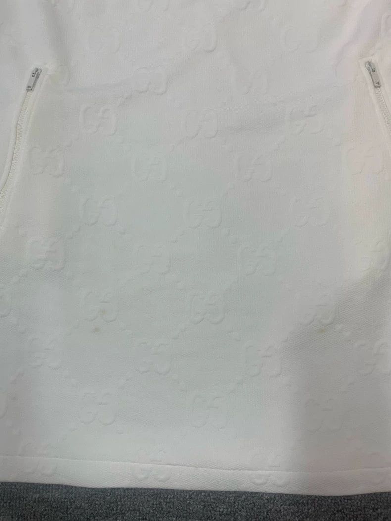 Gucci Gucci White Logo full-print dress Size M / US 6-8 / IT 42-44 - 7 Thumbnail