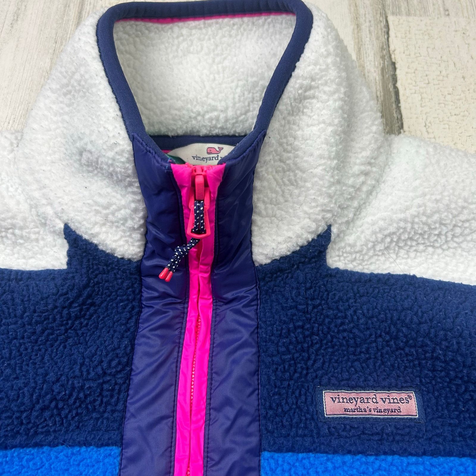 Vineyard Vines Vineyard Vines Sherpa Fleece Pullover Quarter-Zip Sweater Size M / US 6-8 / IT 42-44 - 3 Thumbnail