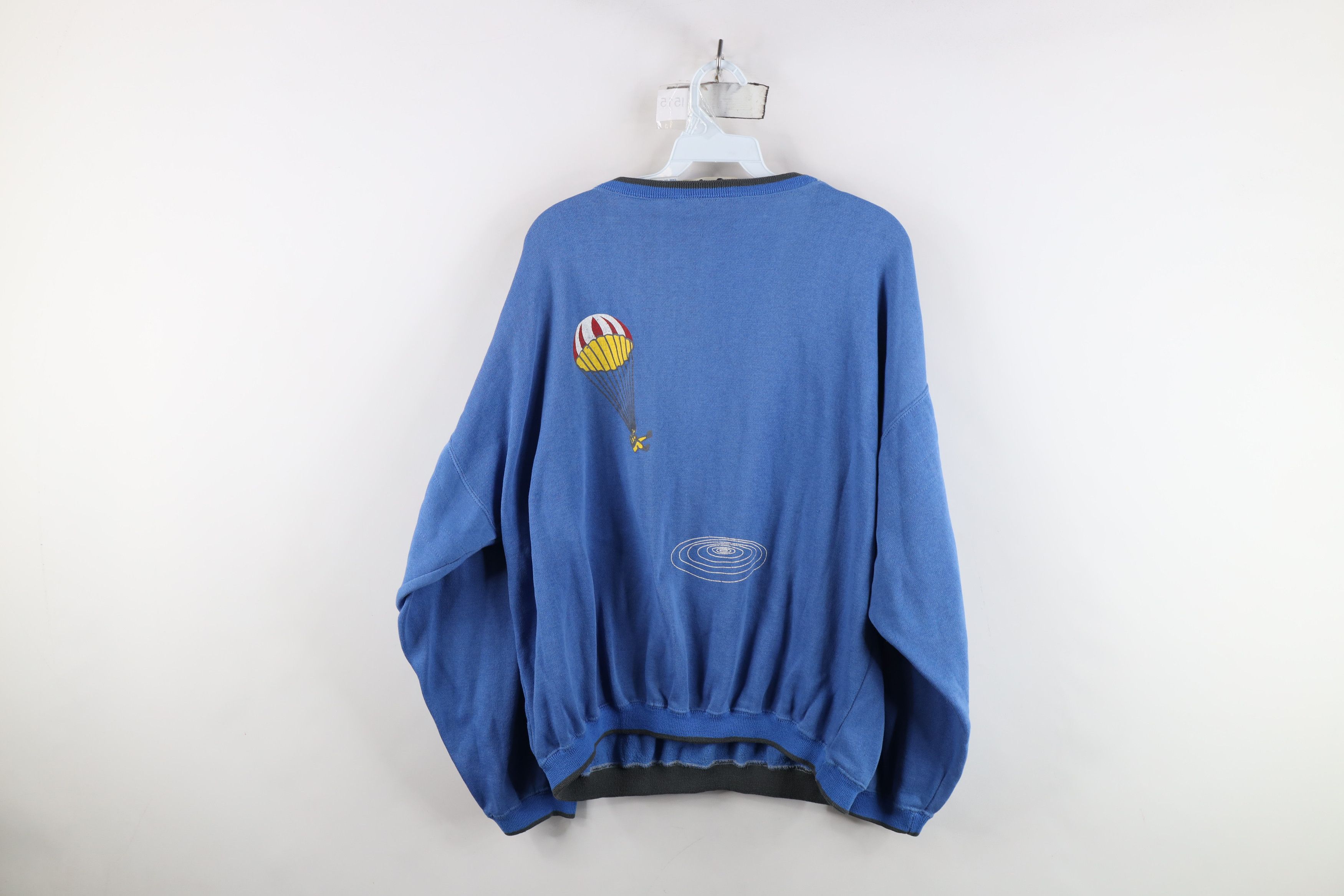 Vintage Vintage 90s Streetwear Aircorps Jumper Parachute Sweatshirt Size US XL / EU 56 / 4 - 13 Thumbnail