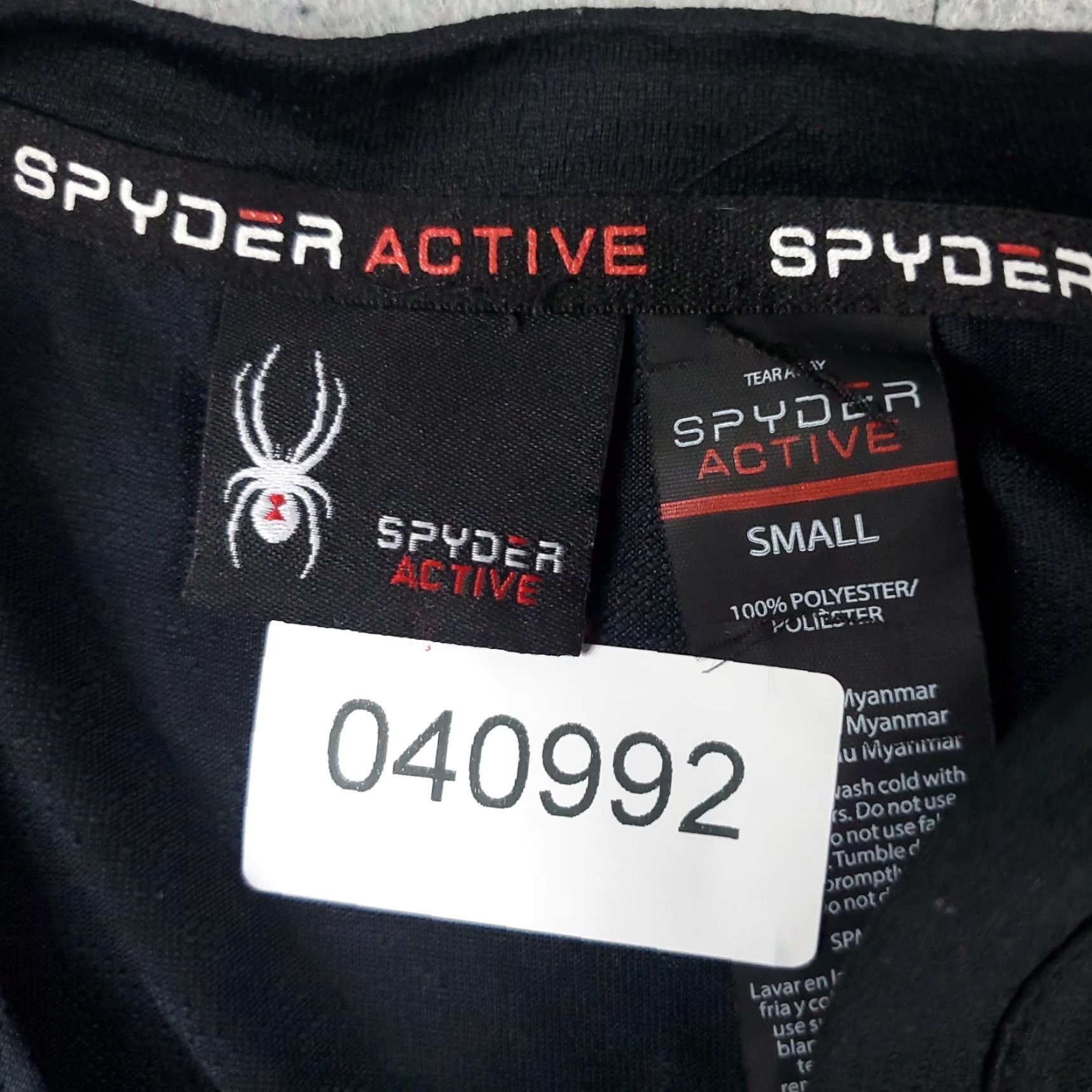 Spyder Spyder Mens T-Shirt Small Gray Pullover Long Sleeve Crew Neck Activewear Shirt Seasonal Sports Logo 90s? Size US S / EU 44-46 / 1 - 6 Thumbnail