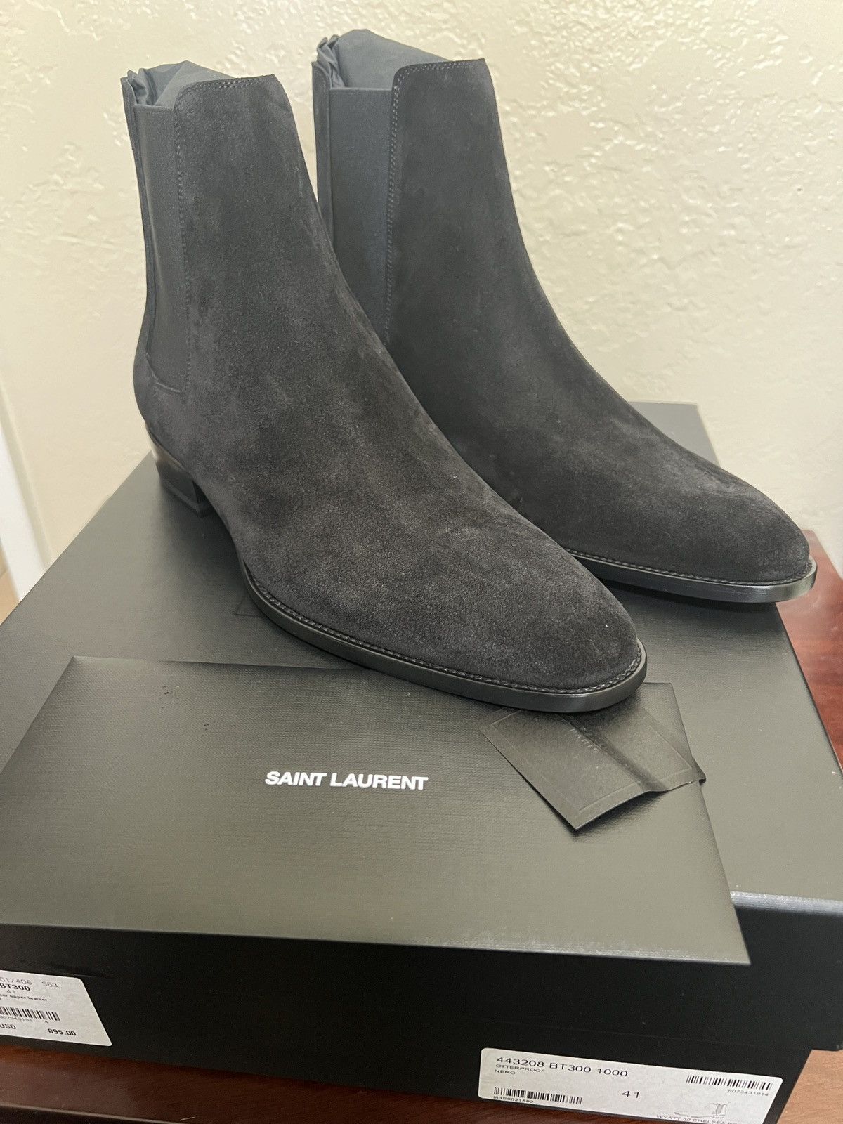 Yves saint laurent mens chelsea boots clearance