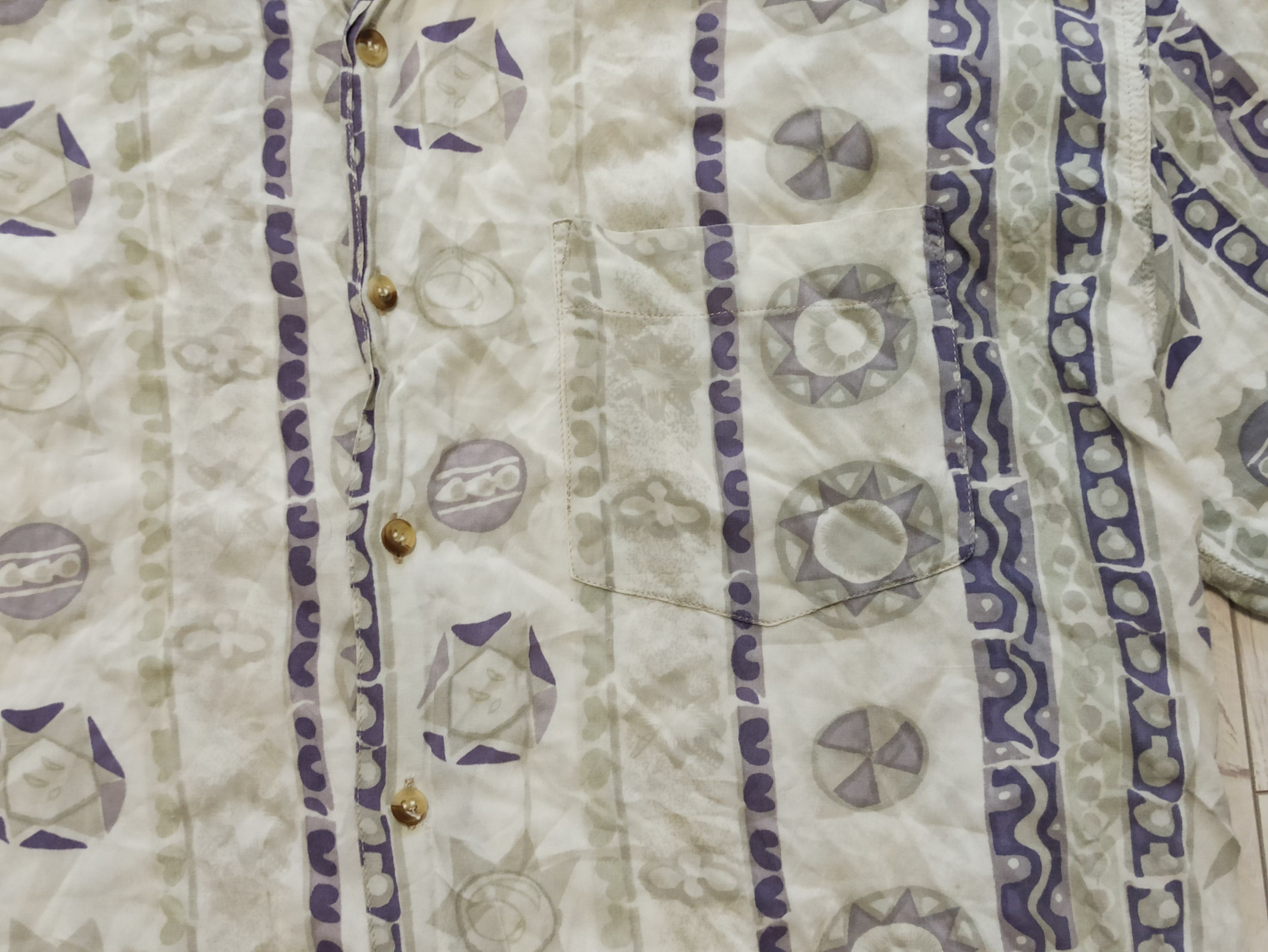 Designer × Vintage Pacific Motion viscose vintage shirt Size US XL / EU 56 / 4 - 3 Thumbnail