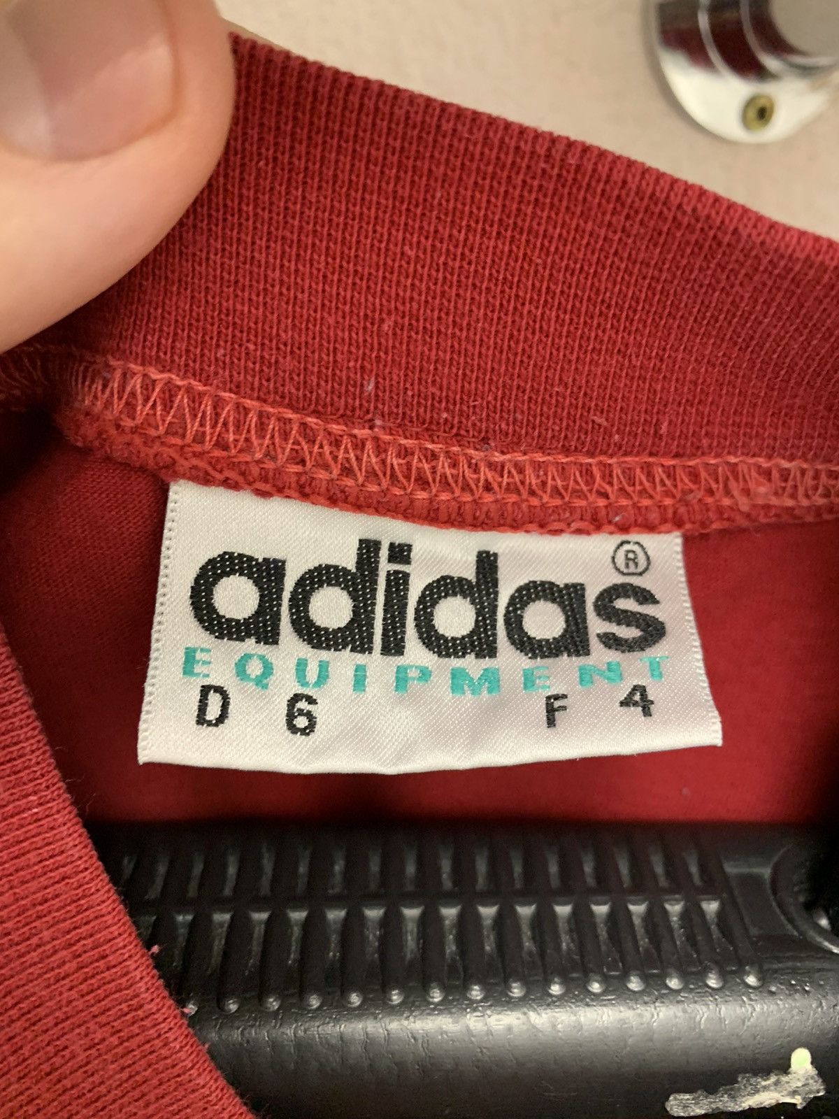 Adidas Adidas equipment vintage big logo t-shirt 1990th M sz Size US M / EU 48-50 / 2 - 6 Thumbnail