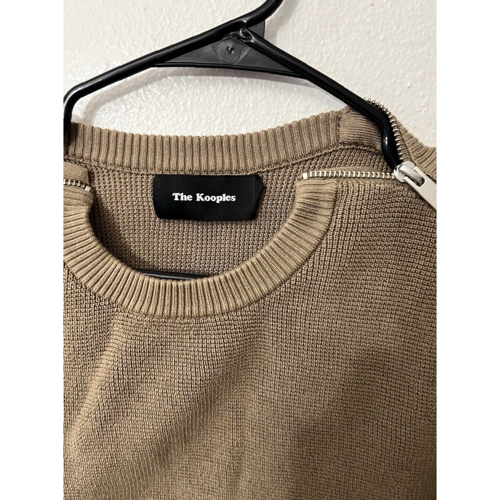 The Kooples VINTAGE The Kooples Brown Cotton Sweater Pullover Women's Size Small Paris Size S / US 4 / IT 40 - 2 Thumbnail