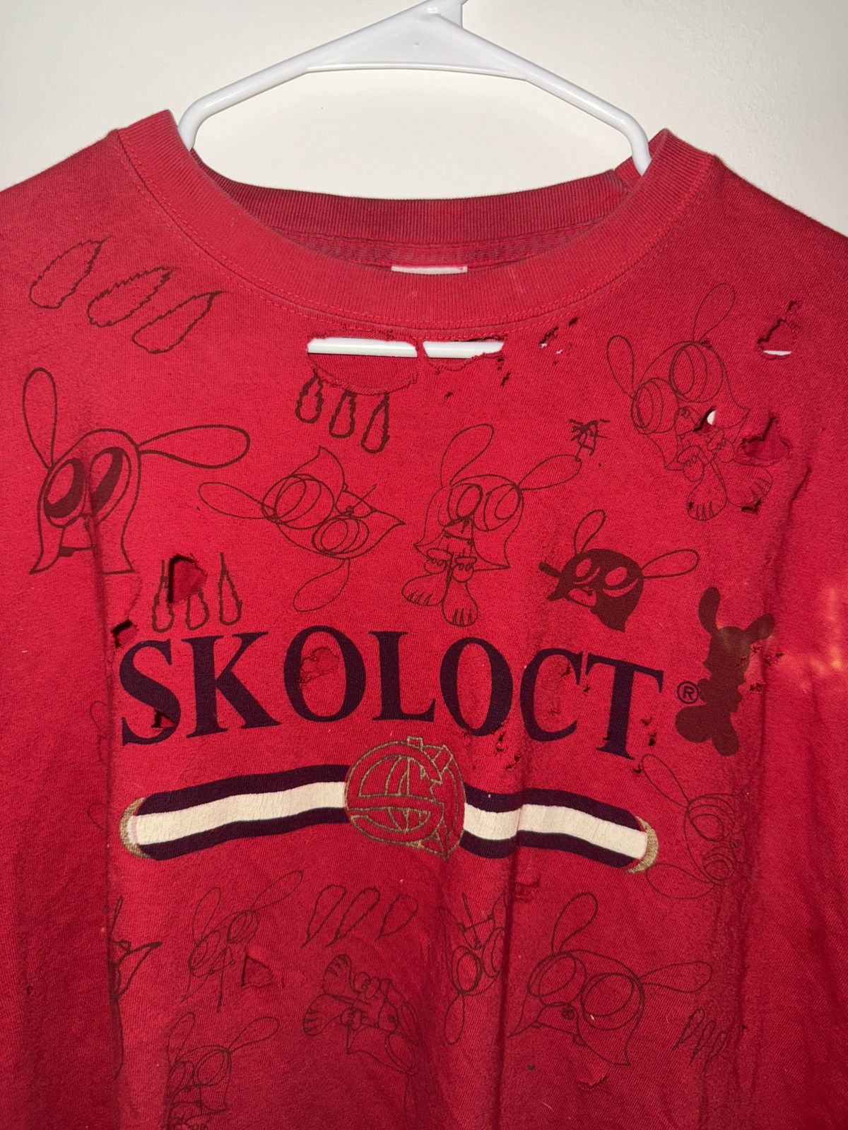 Skoloct skoloct thrashed tee Size US XL / EU 56 / 4 - 2 Thumbnail