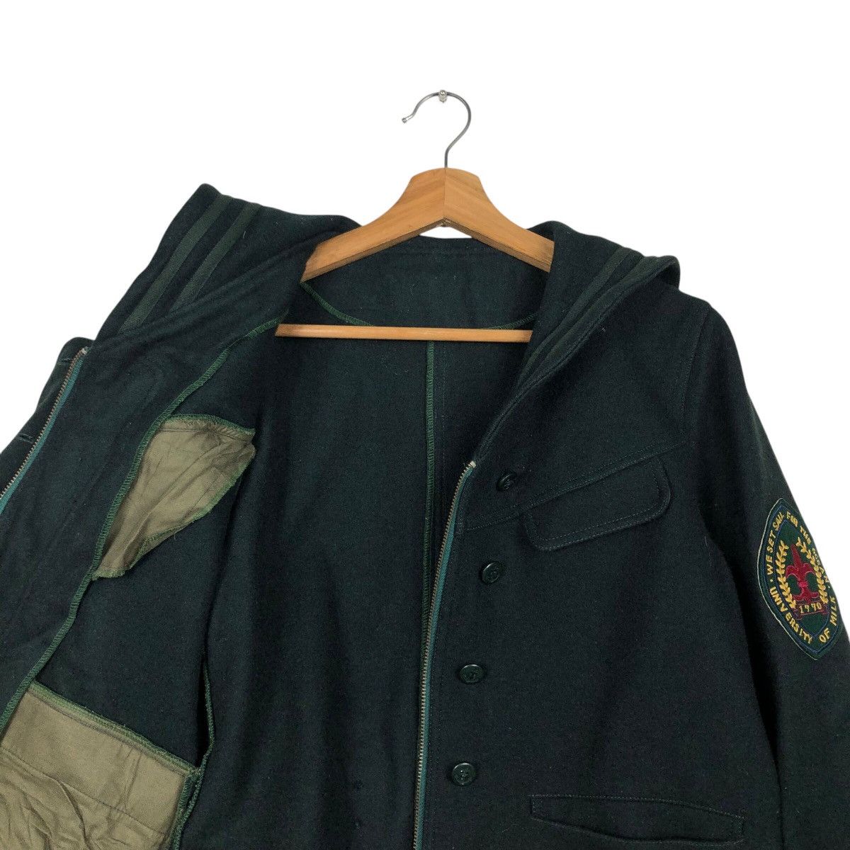 Japanese Brand 📌Vintage Cropped Jacket University Of Milk Size US M / EU 48-50 / 2 - 13 Thumbnail