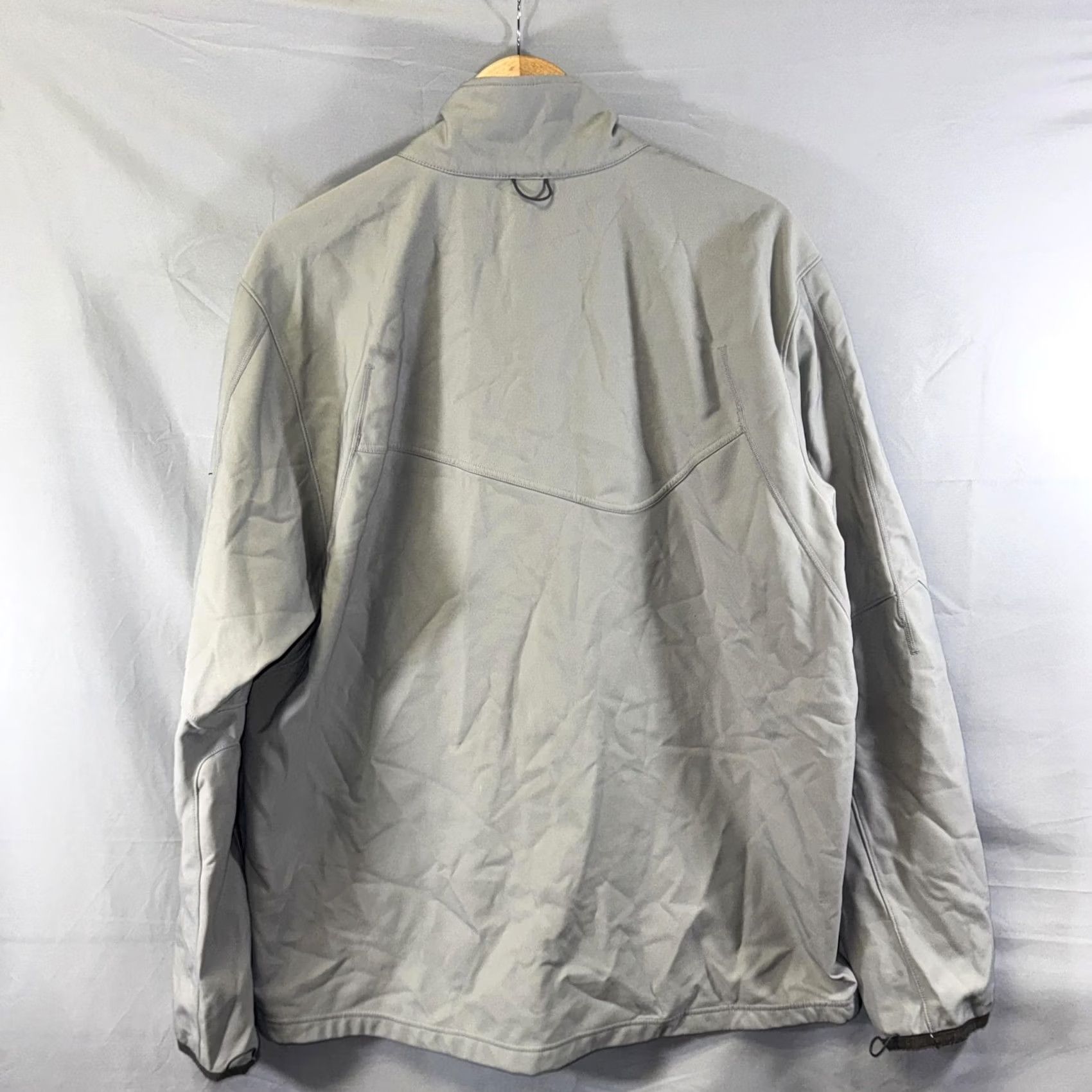 Nike Nike Therma-Jacket Mens 2XL Gray Full Zip Softshell Lined Athletic Pocketed Fleece Therma-FIT Size US XXL / EU 58 / 5 - 2 Thumbnail