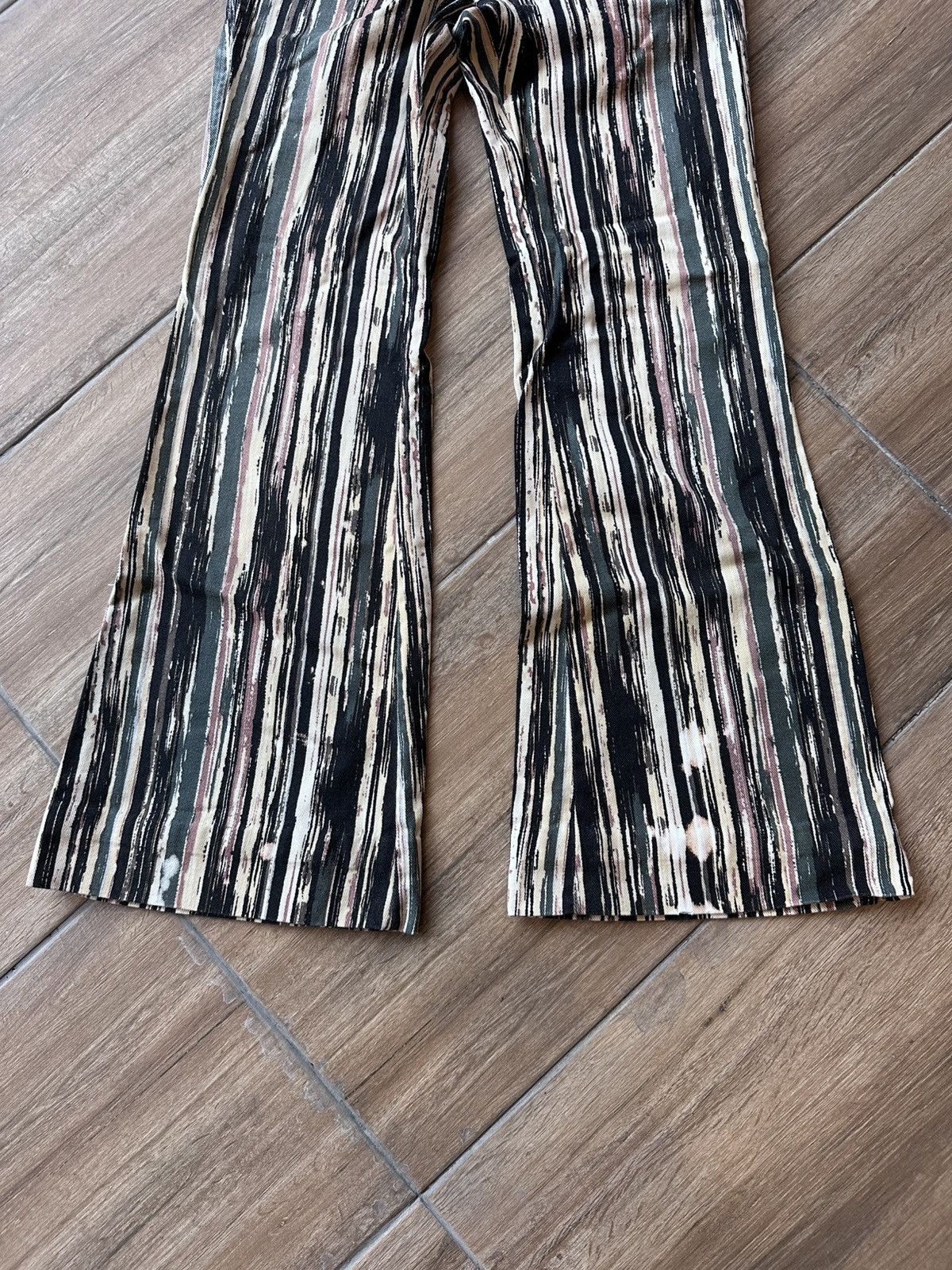Tornado Mart 2000s Tornado Mart Multicolor Flare Jeans Size 27" / US 4 / IT 40 - 3 Thumbnail