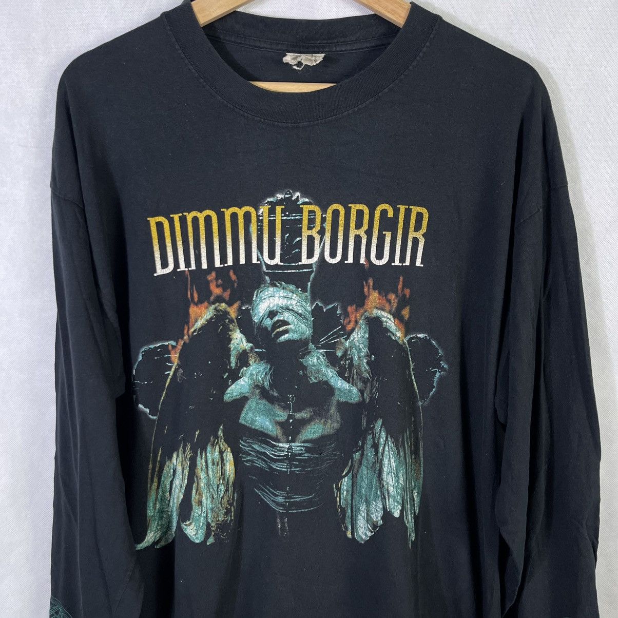 Band Tees Vintage 90s Dimmu Borgir Spiritual Black Dimension Tshirt Size US XL / EU 56 / 4 - 3 Thumbnail