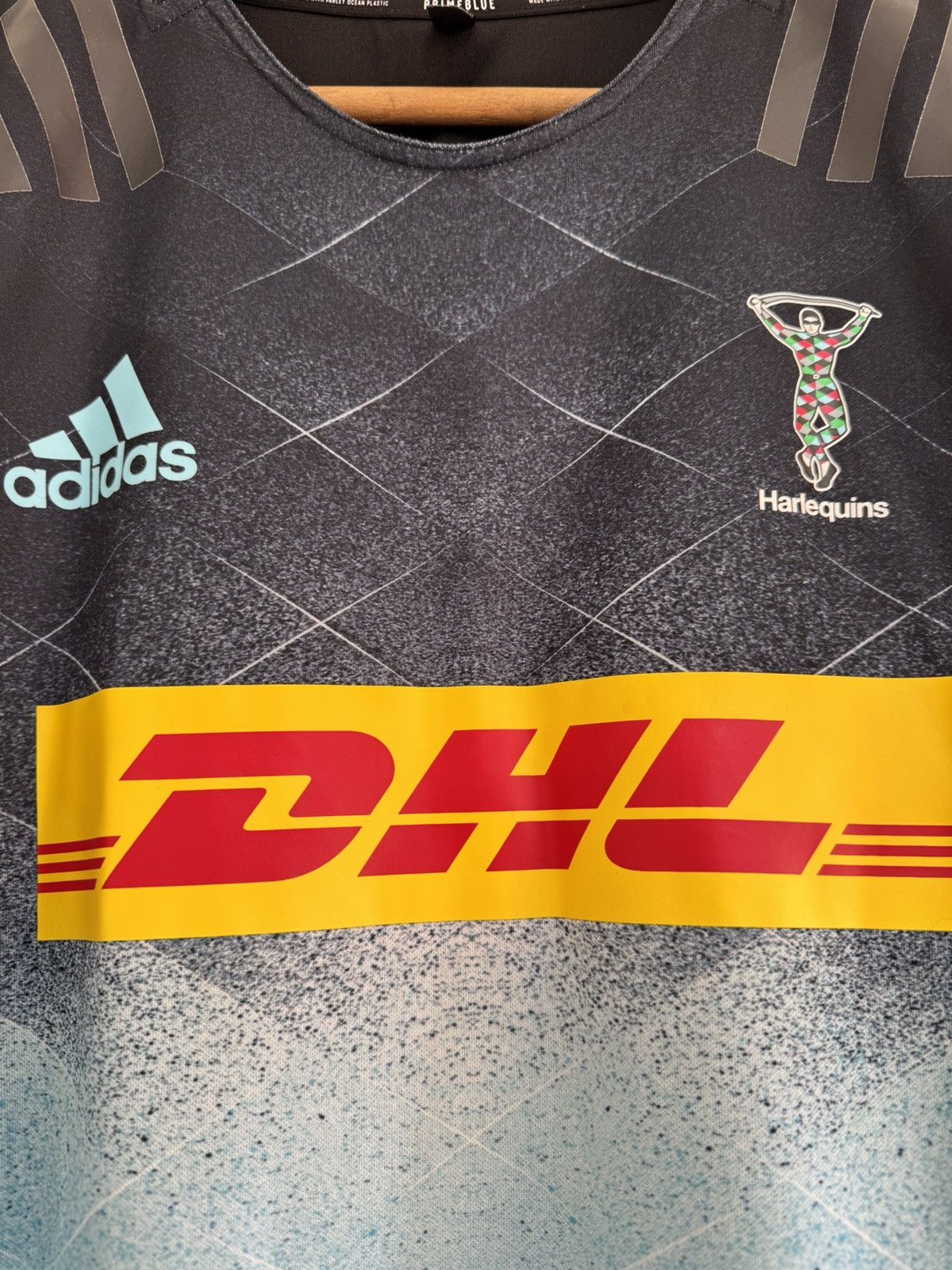 Adidas Harlequins 2020-2021 Third Rugby Jersey Adidas Kit Shirt Size US XXL / EU 58 / 5 - 7 Thumbnail