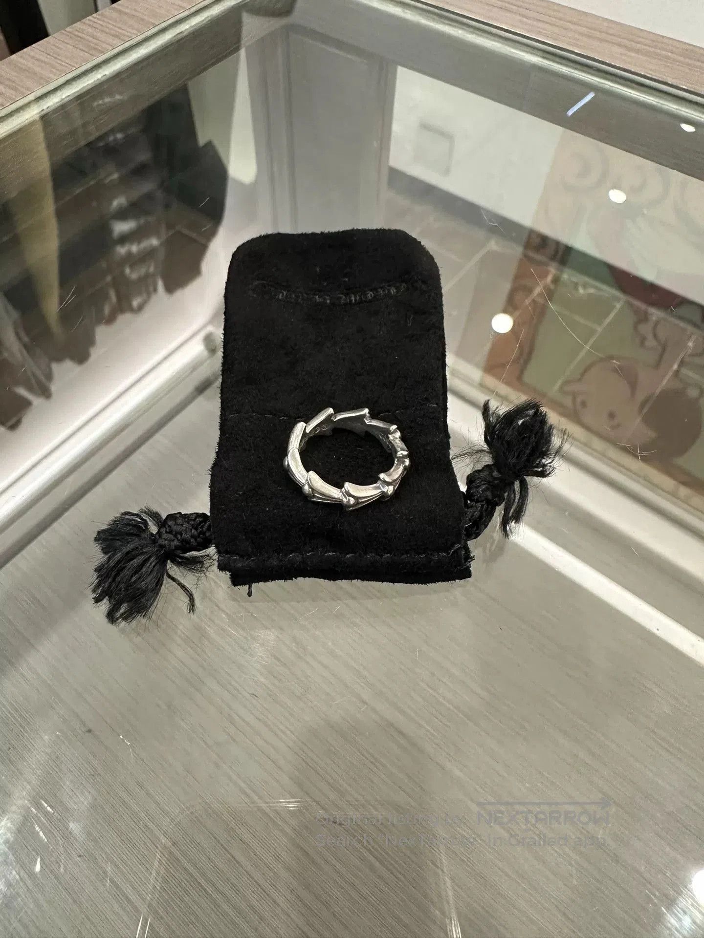 Chrome Hearts Chrome Hearts Fishbone Silver Ring US6. Size ONE SIZE - 3 Thumbnail