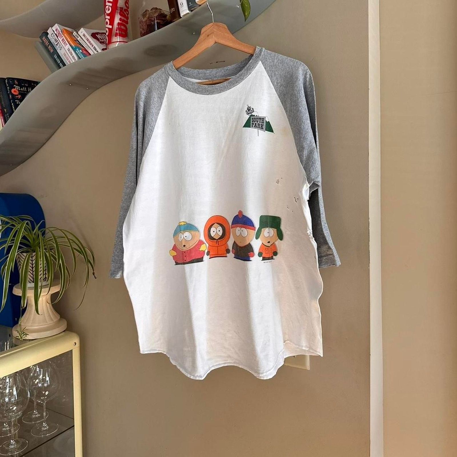Cartoon Network × Vintage Vintage 1997 South Park Cartoon Shirt Size US XL / EU 56 / 4 - 1 Thumbnail