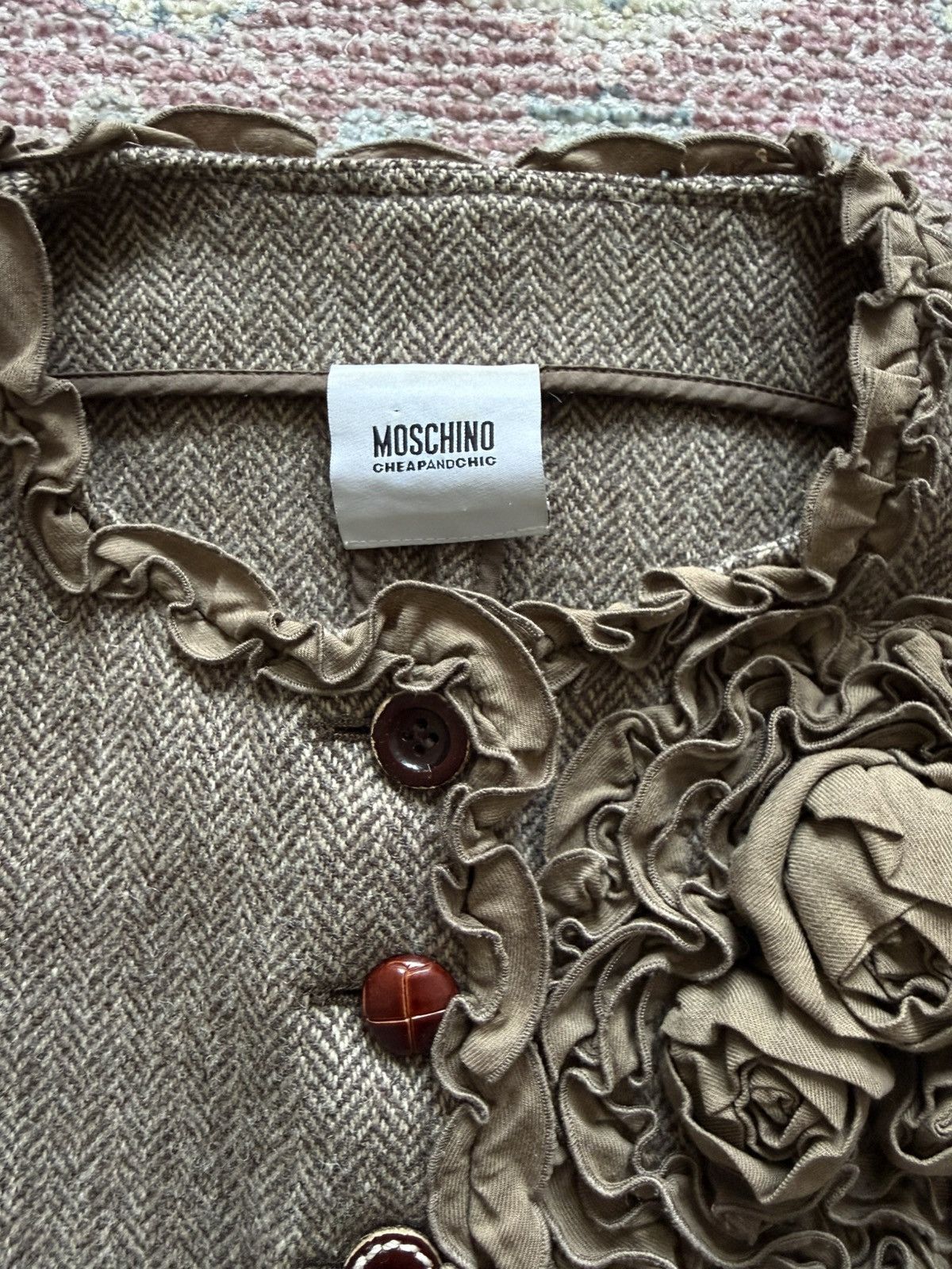 Moschino Moschino wool blend jacket vintage archive Size S / US 4 / IT 40 - 4 Thumbnail