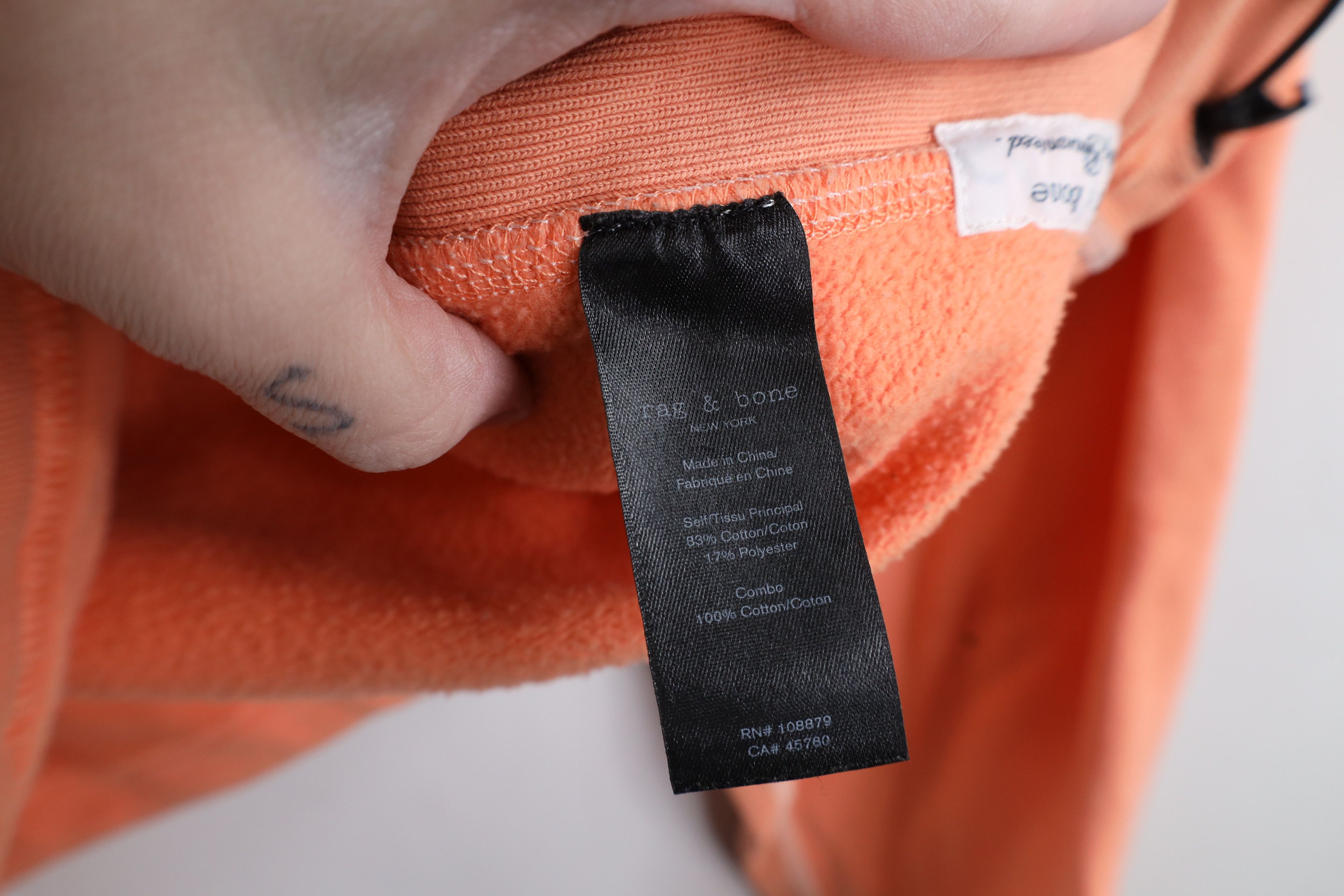 Rag & Bone rag & bone Lined Cropped Fit Half Zip Pullover Sweatshirt Size US M / EU 48-50 / 2 - 11 Thumbnail