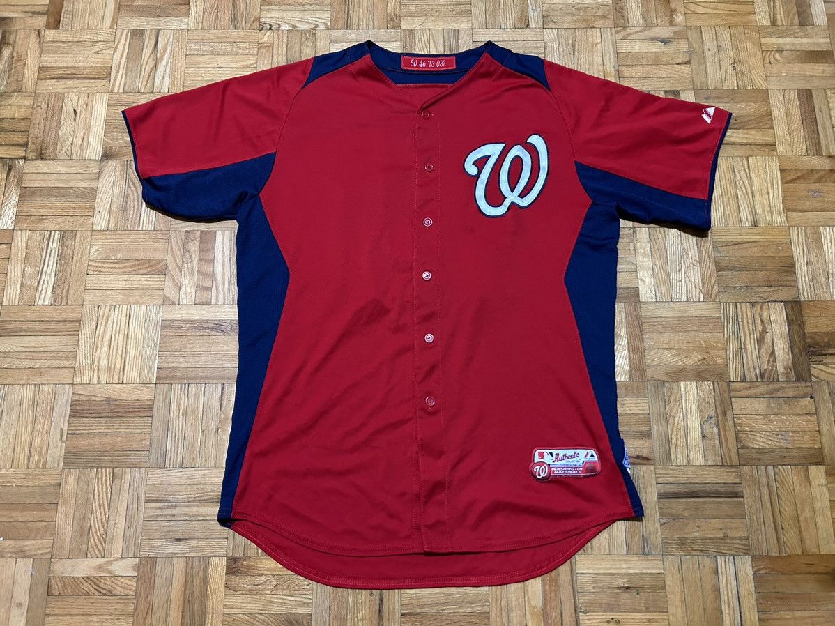 Matt Purke Washington Nats Majestic AU Size 46 Jersey Jerseys