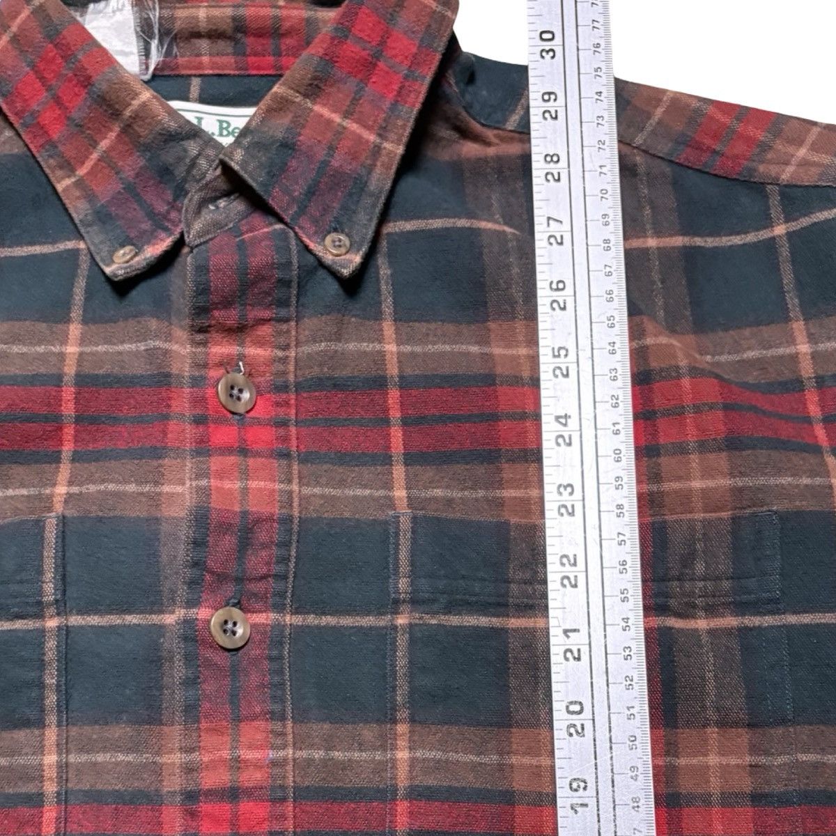 L.L. Bean Vintage LL Bean Shirt Mens L Plaid Chamois Cloth Flannel Size US L / EU 52-54 / 3 - 6 Thumbnail