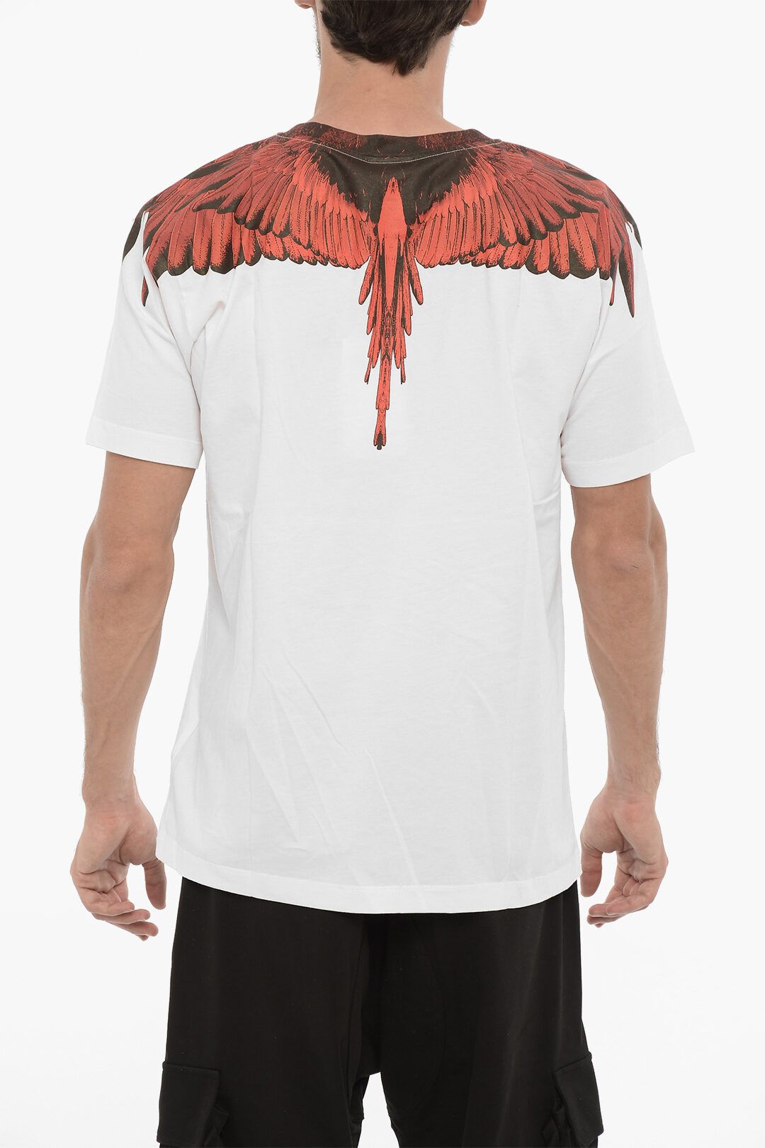 Marcelo Burlon og1mm0824 Crewneck T-Shirt in White Size US L / EU 52-54 / 3 - 2 Thumbnail
