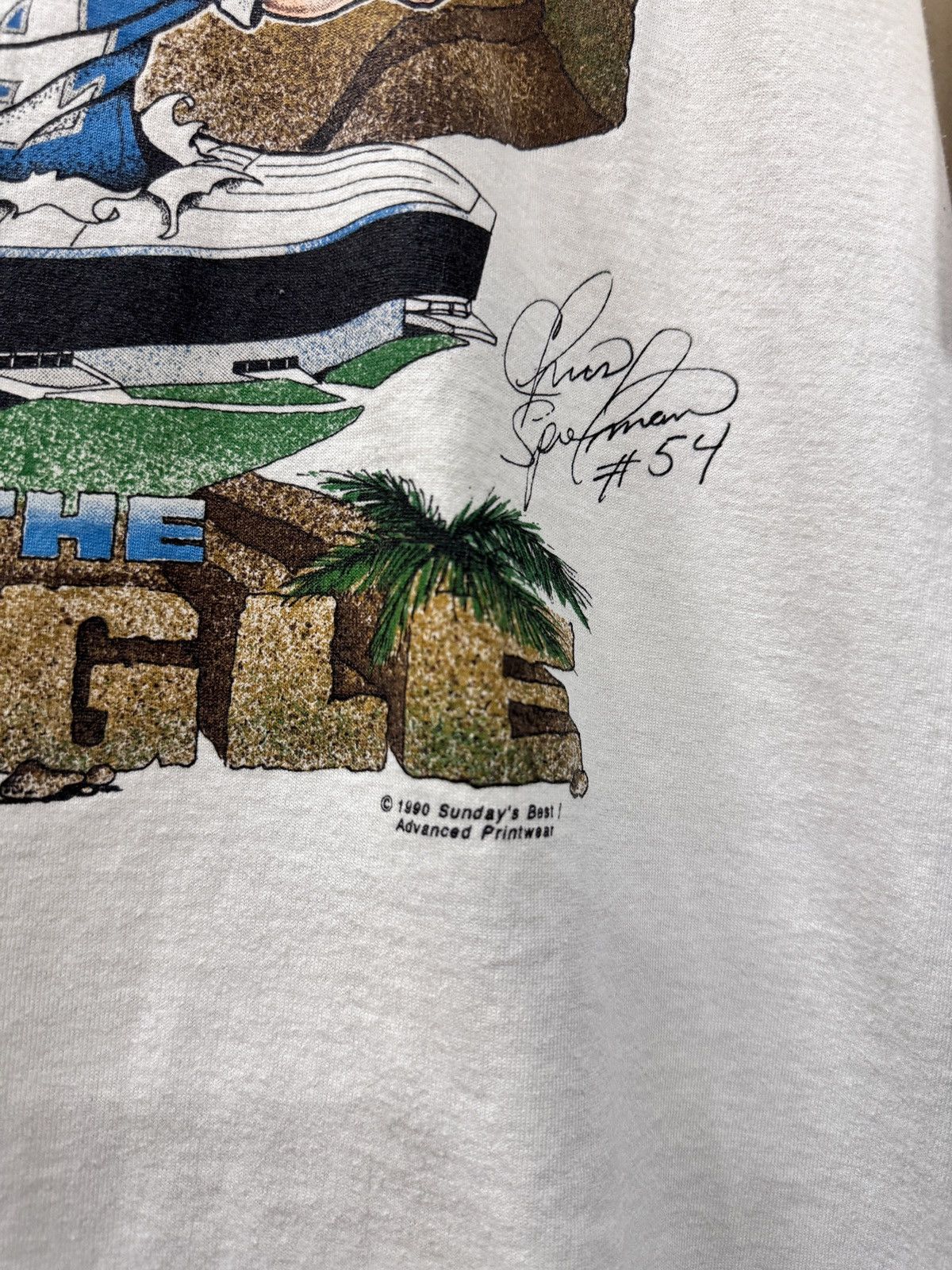 Other Vintage Chris Spielman King of the Jungle T-Shirt Size US L / EU 52-54 / 3 - 2 Thumbnail