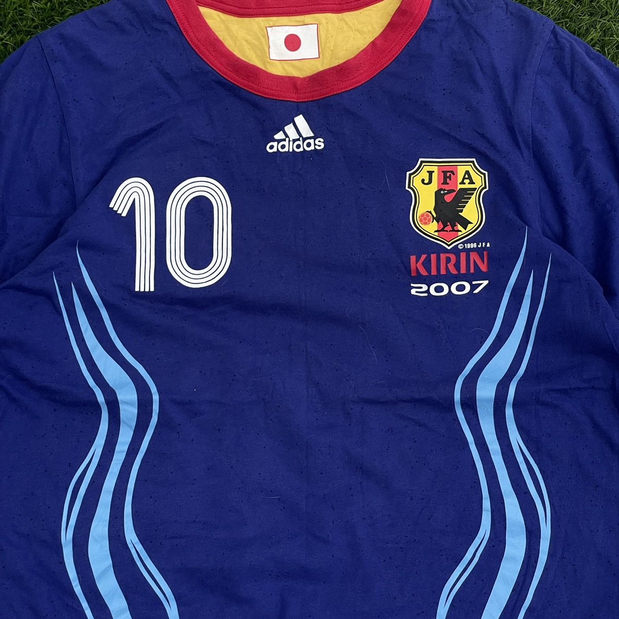 Adidas × Japanese Brand × Vintage VINTAGE EARLY 00s ADIDAS JAPAN KIRIN REVERSIBLE TSHIRT Size US L / EU 52-54 / 3 - 3 Thumbnail