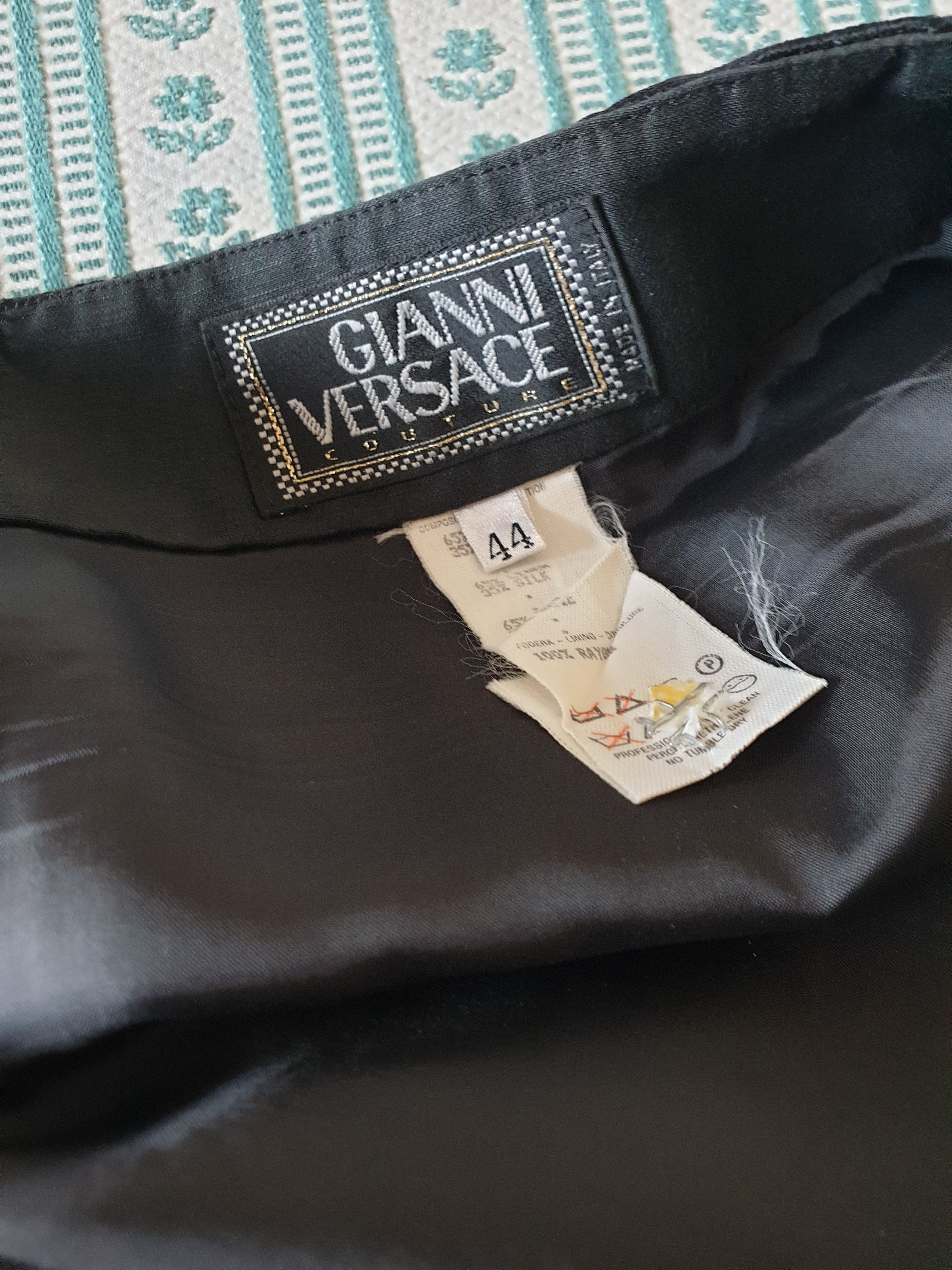 Versace Gianni Versace Vintage tailleur suit Skirt blazer 44 Size M / US 6-8 / IT 42-44 - 9 Thumbnail